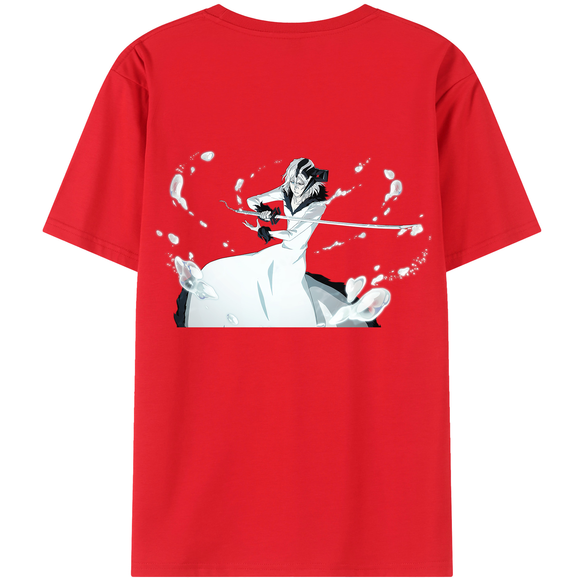 （画像用） ブリーチ 黒崎一護（くろさき いちご）BLEACH Kurosaki Ichigo レディース半袖Tシャツ(バックプリント)