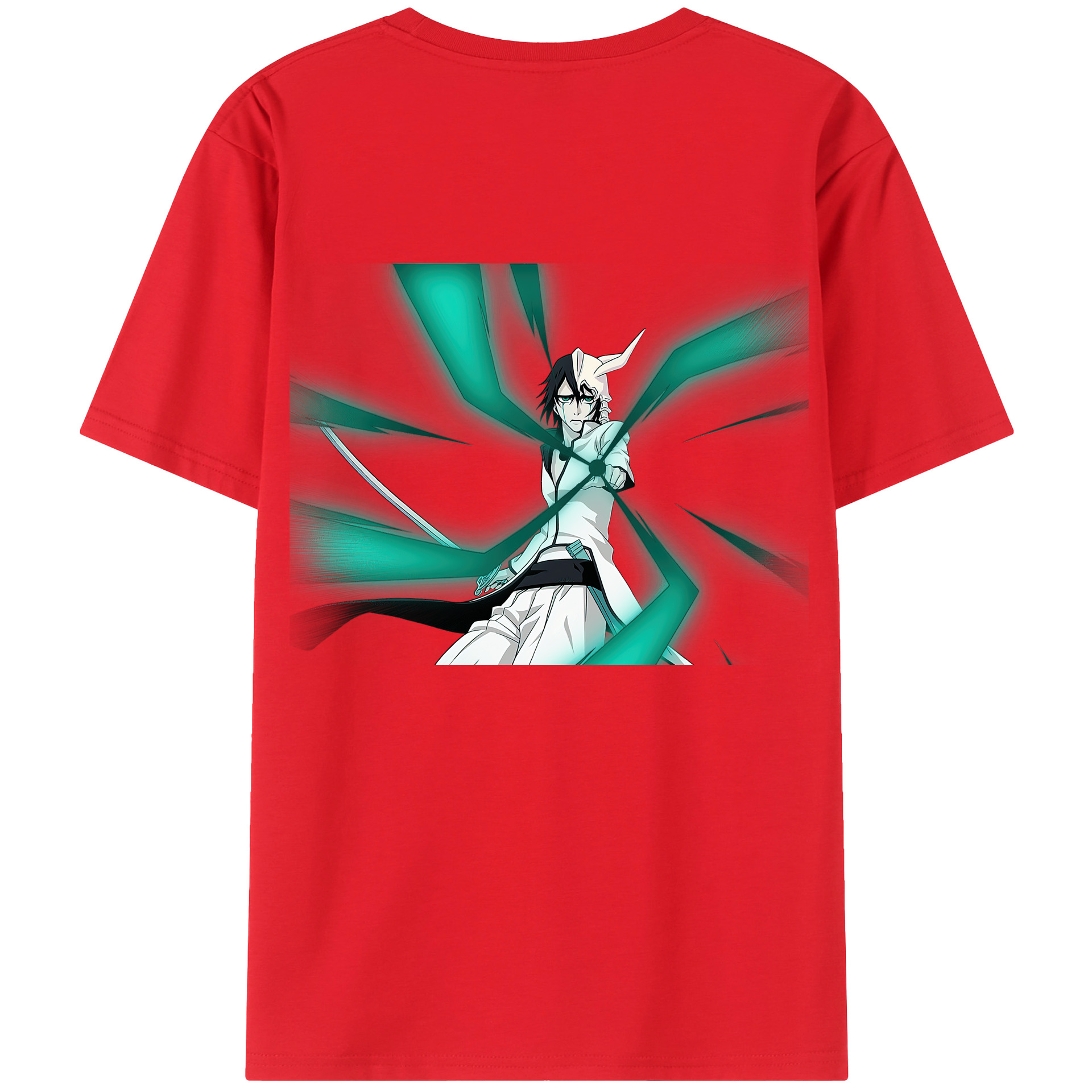 （画像用） ブリーチ ウルキオラ·シファー BLEACH Ulquiorra cifer レディース半袖Tシャツ(バックプリント)