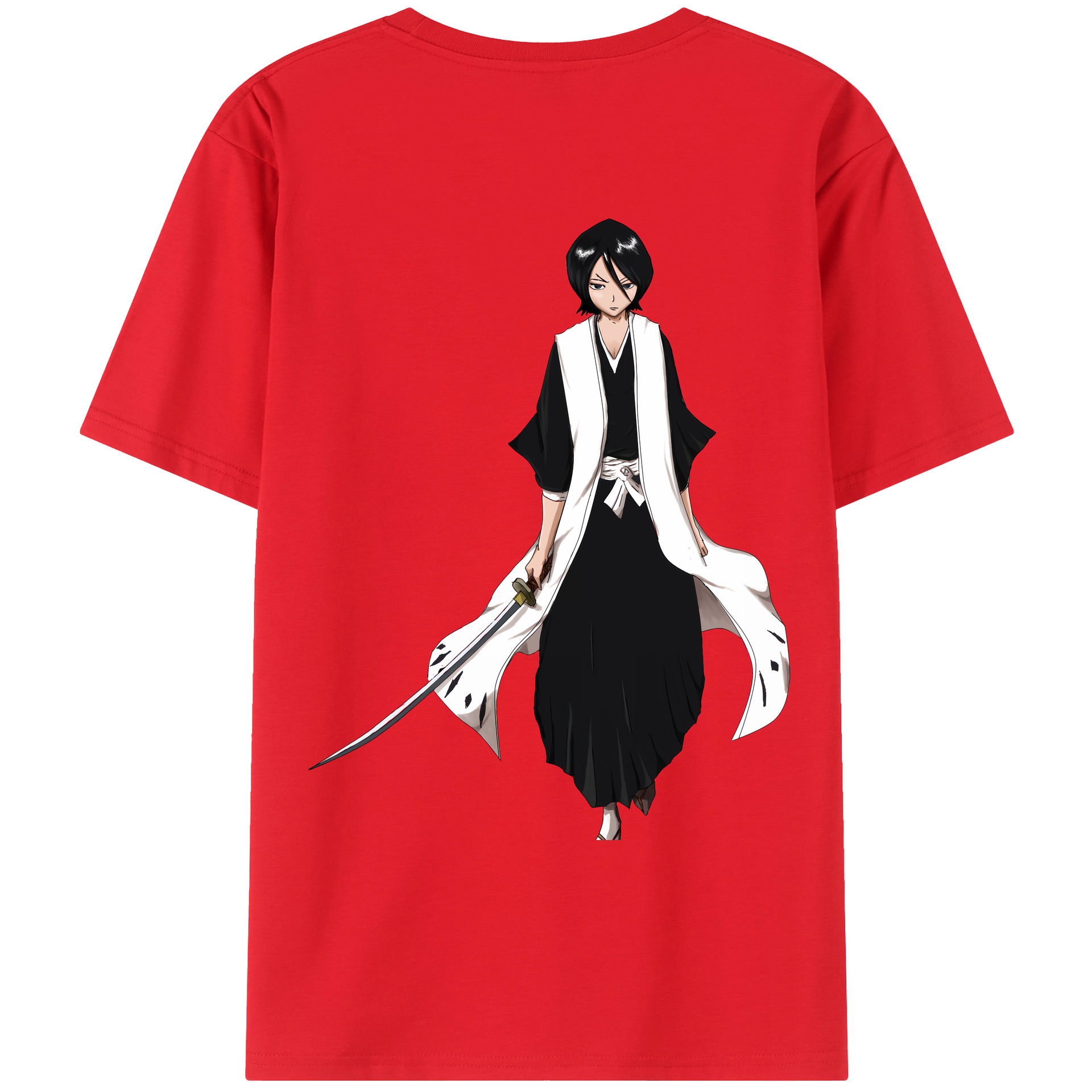 （画像用） ブリーチ 朽木ルキア BLEACH Kuchiki Rukia レディース半袖Tシャツ(バックプリント)