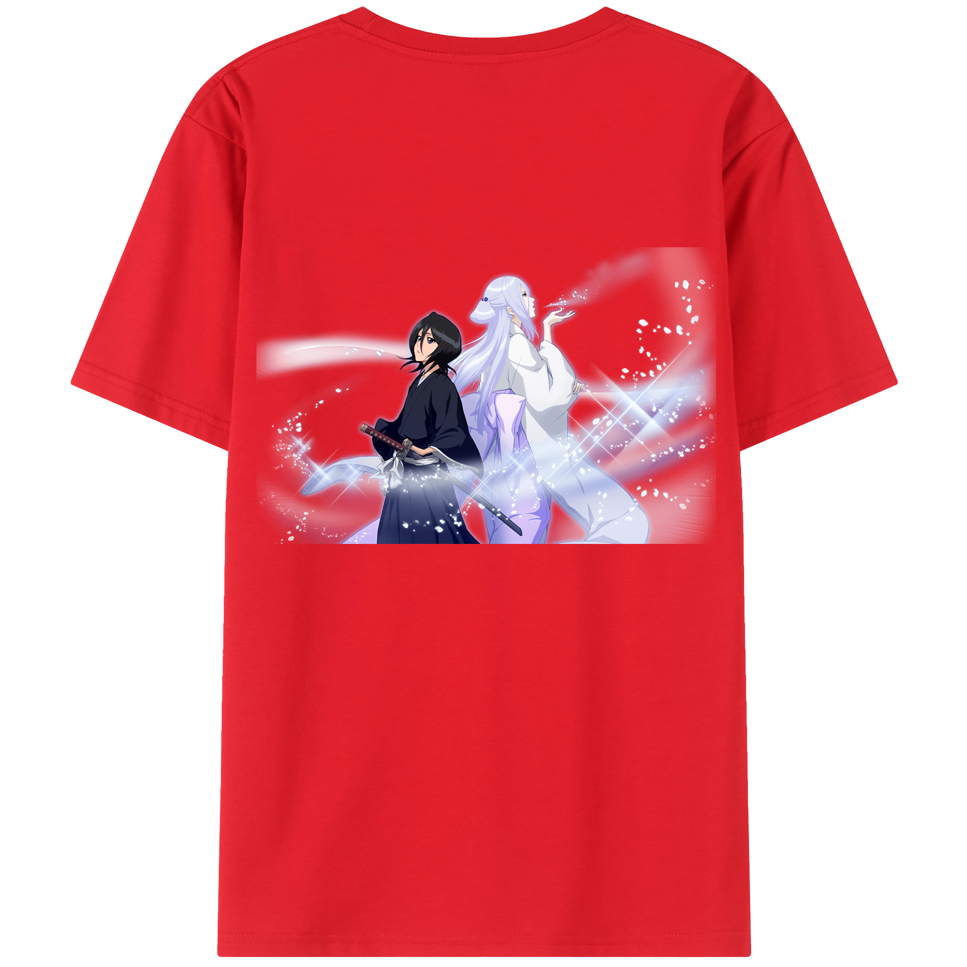（画像用） ブリーチ 朽木ルキア BLEACH Kuchiki Rukia レディース半袖Tシャツ(バックプリント)