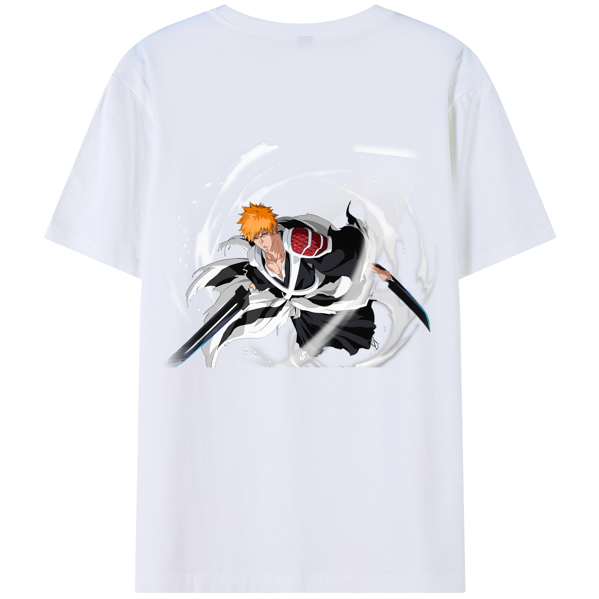 （画像用） ブリーチ 黒崎一護（くろさき いちご）BLEACH Kurosaki Ichigo レディース半袖Tシャツ(バックプリント)