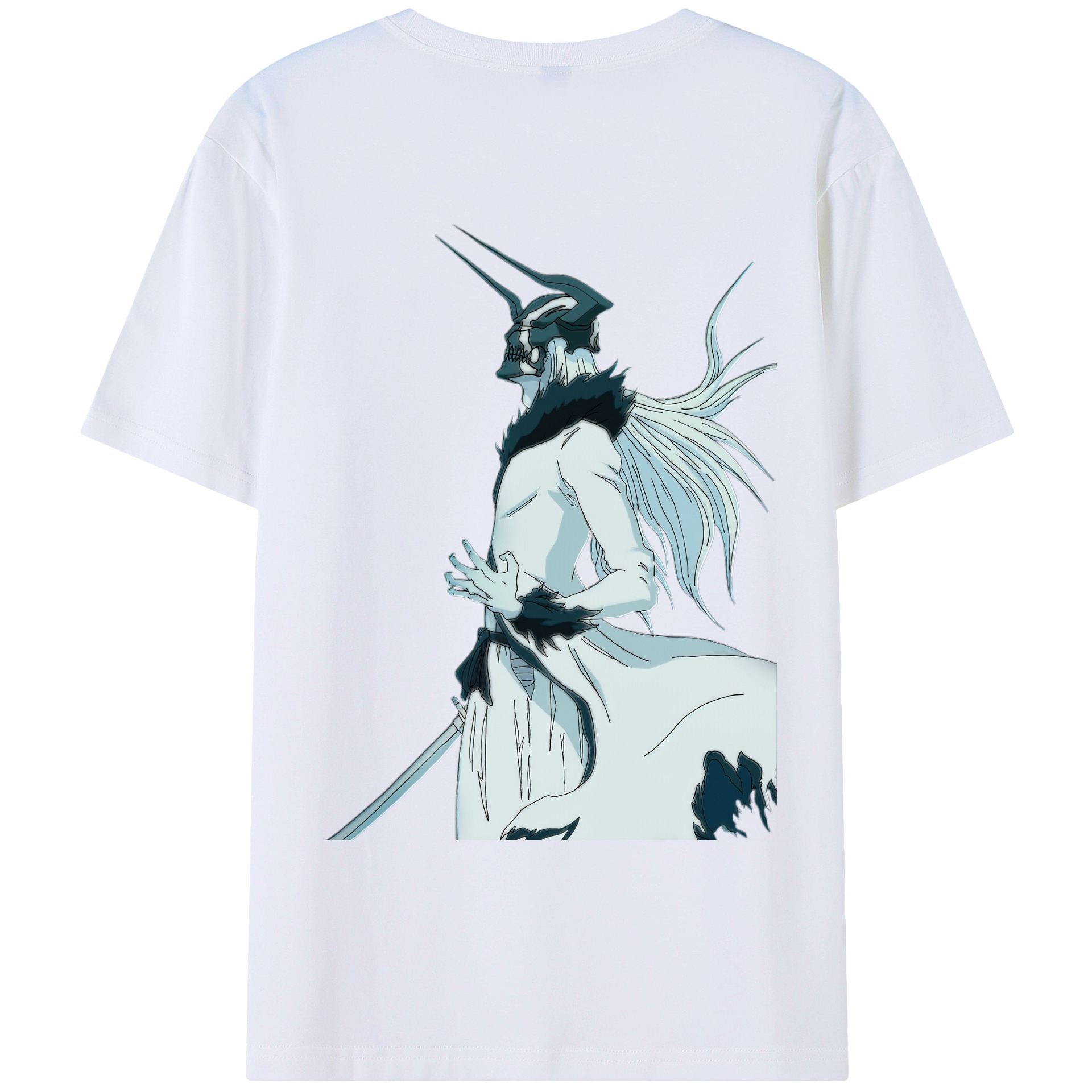 （画像用） ブリーチ 黒崎一護（くろさき いちご）BLEACH Kurosaki Ichigo レディース半袖Tシャツ(バックプリント)