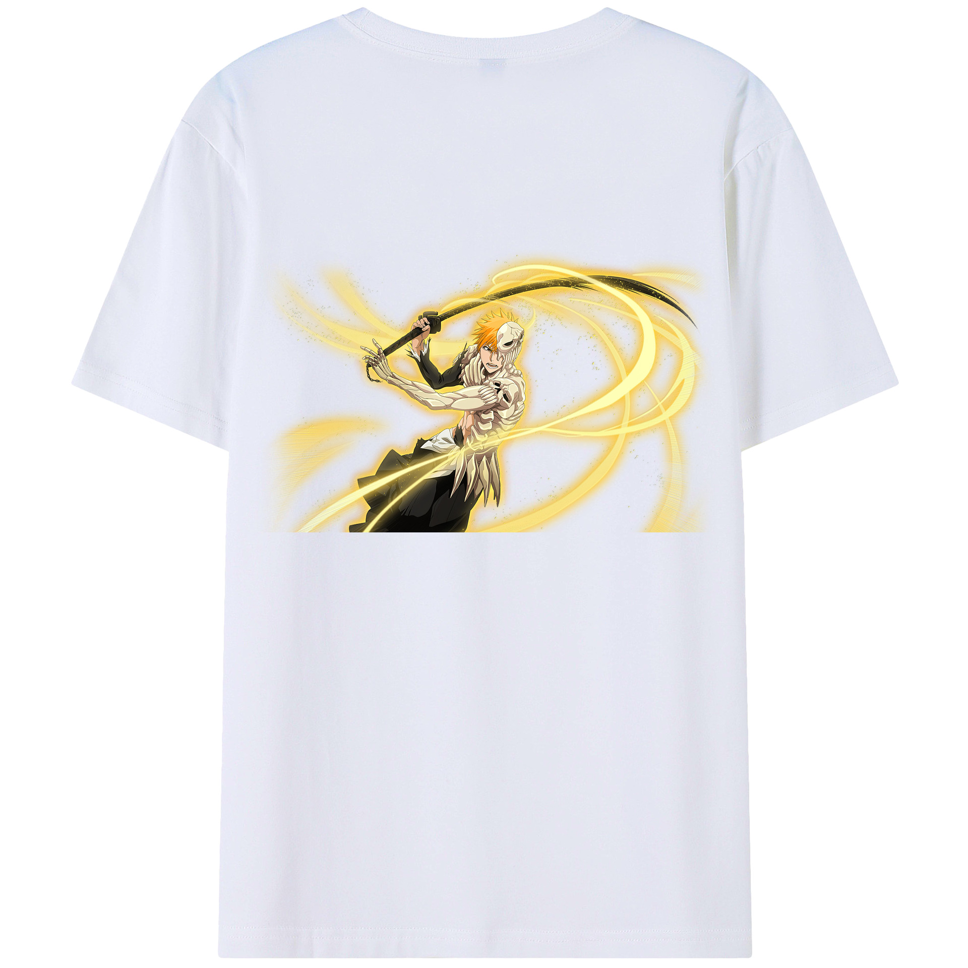 （画像用） ブリーチ 黒崎一護（くろさき いちご）BLEACH Kurosaki Ichigo レディース半袖Tシャツ(バックプリント)