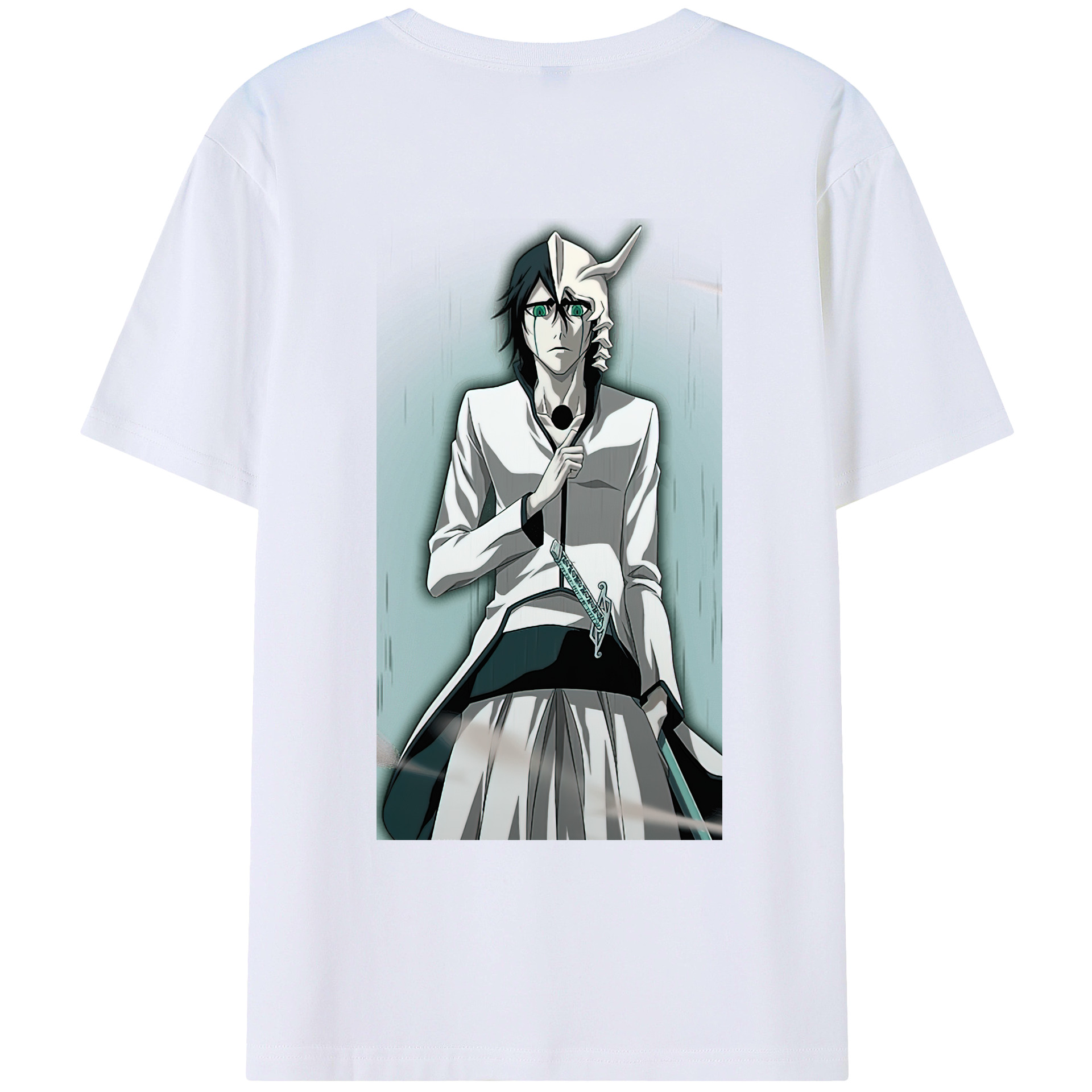 （画像用） ブリーチ ウルキオラ·シファー BLEACH Ulquiorra cifer レディース半袖Tシャツ(バックプリント)