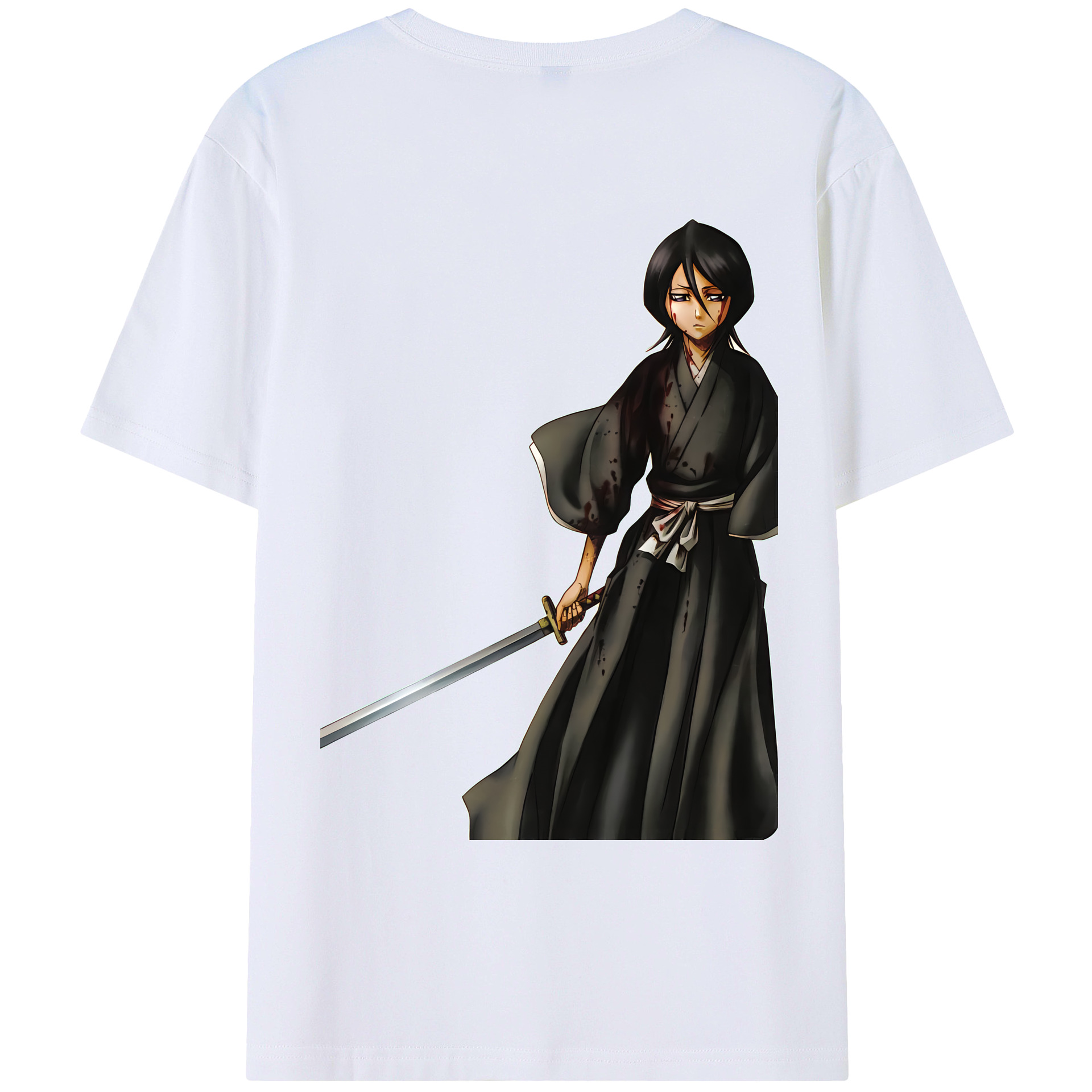 （画像用） ブリーチ 朽木ルキア BLEACH Kuchiki Rukia レディース半袖Tシャツ(バックプリント)