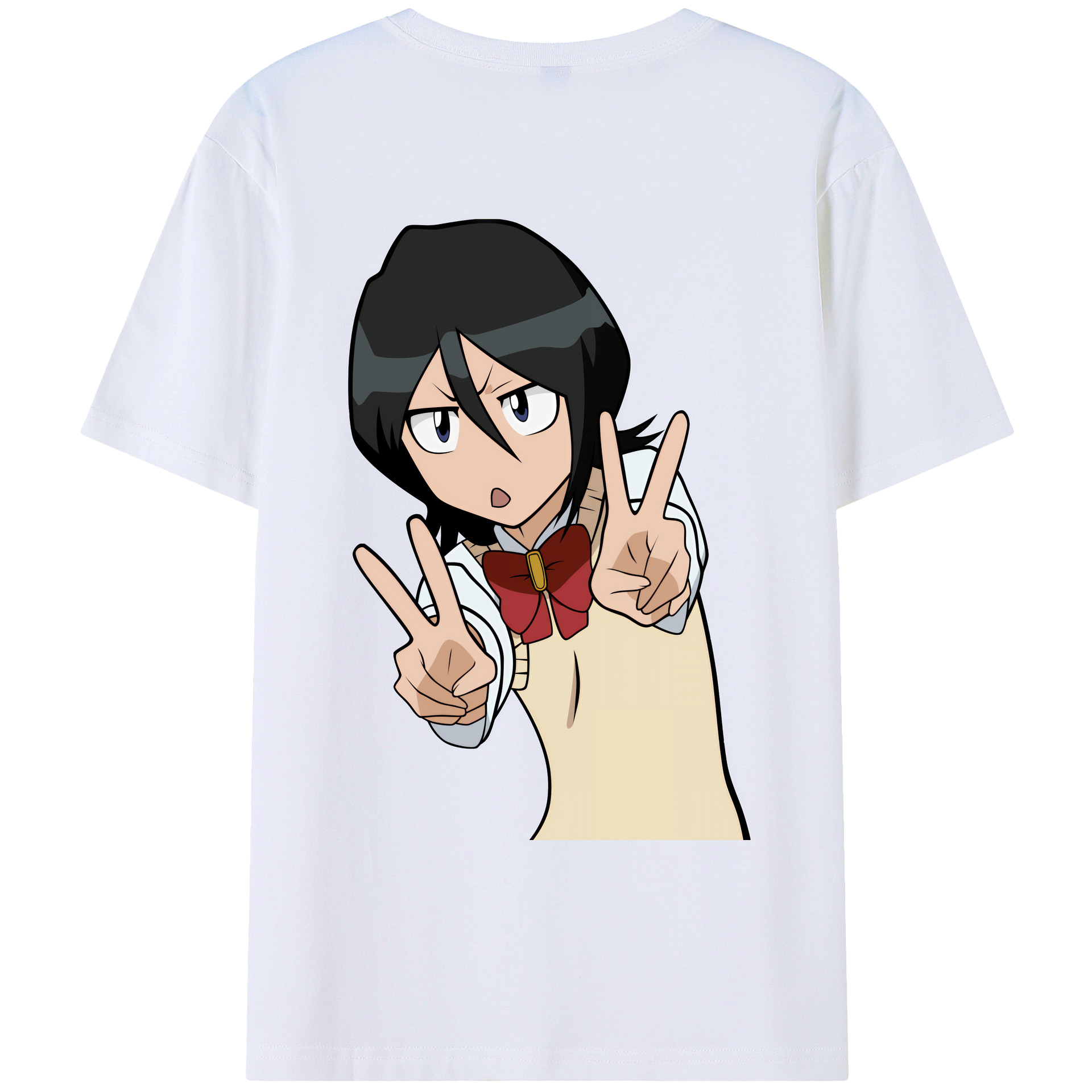 （画像用） ブリーチ 朽木ルキア BLEACH Kuchiki Rukia レディース半袖Tシャツ(バックプリント)