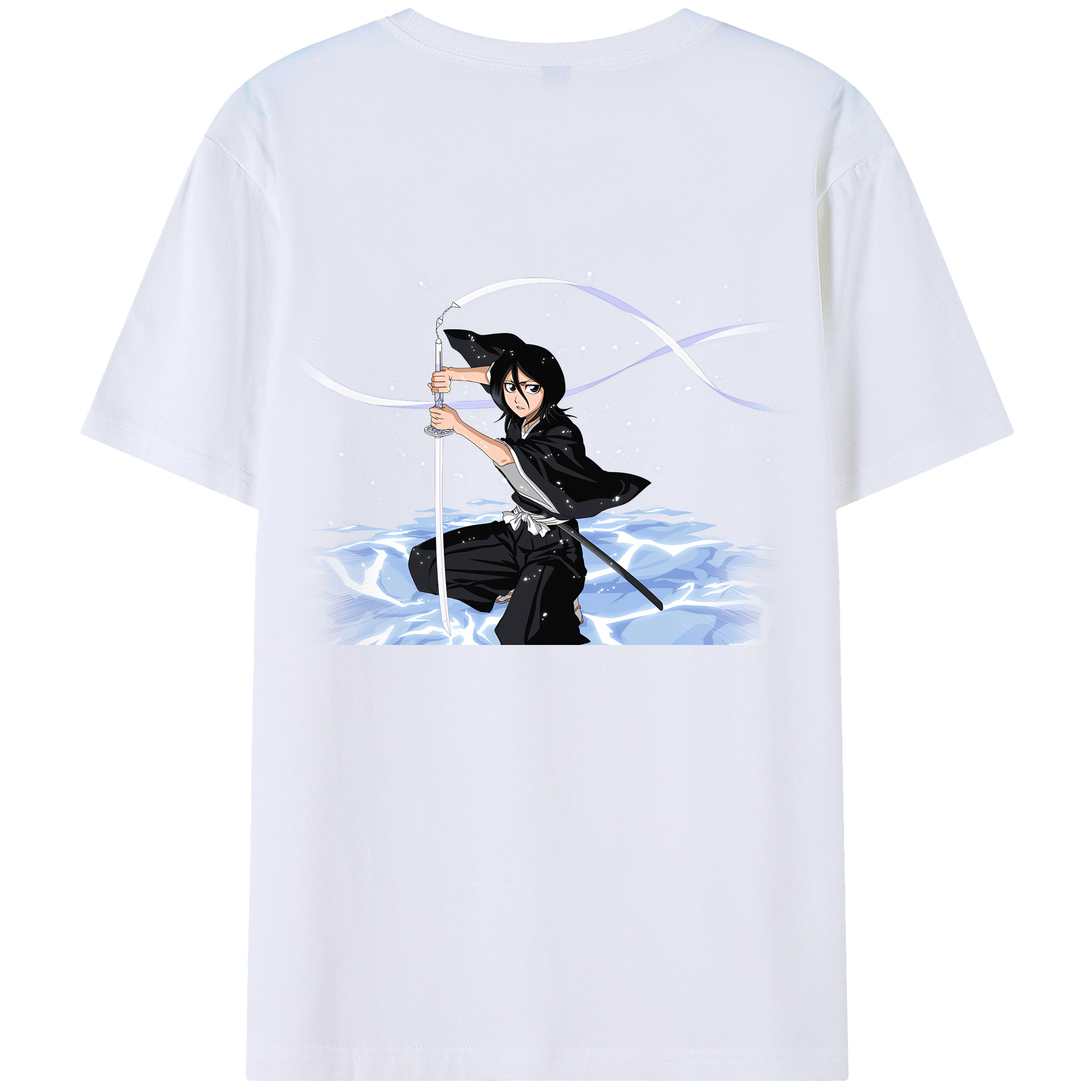 （画像用） ブリーチ 朽木ルキア BLEACH Kuchiki Rukia レディース半袖Tシャツ(バックプリント)