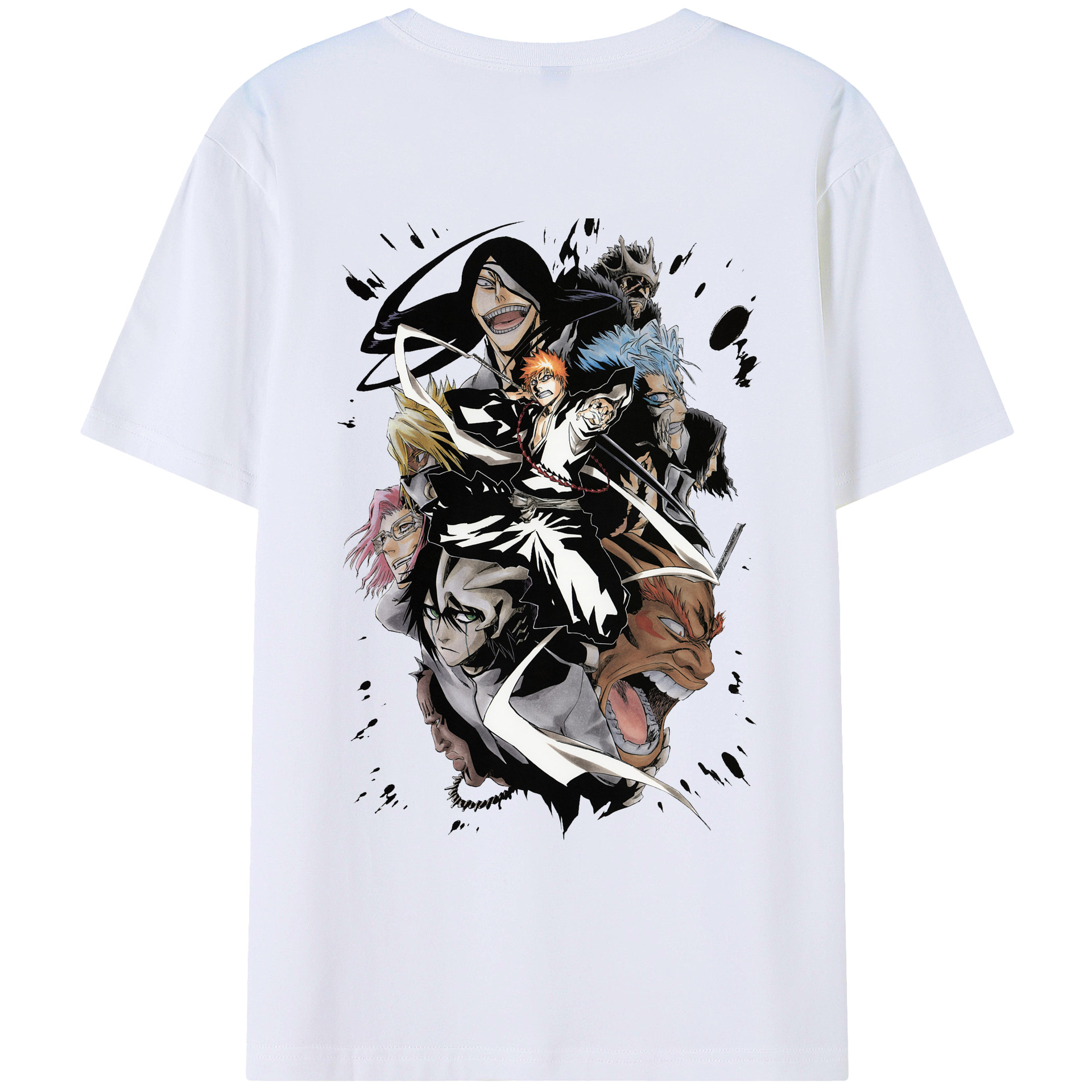 （画像用） ブリーチ 黒崎一護（くろさき いちご）BLEACH Kurosaki Ichigo レディース半袖Tシャツ(バックプリント)