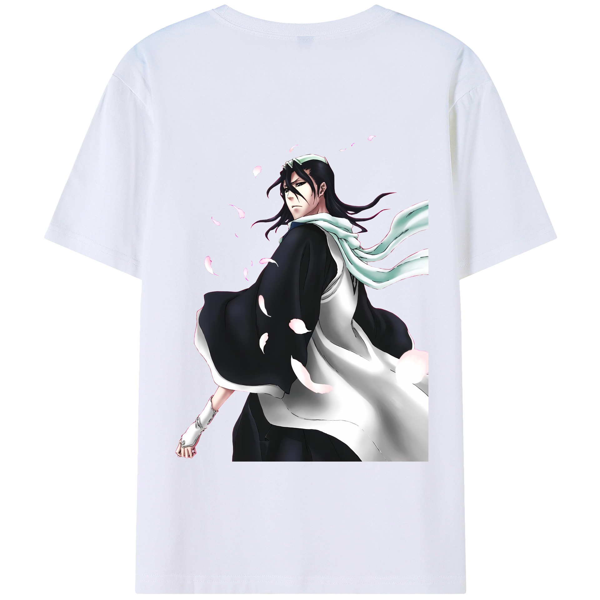 （画像用） ブリーチ くちき びゃくや BLEACH Kuchiki Byakuya レディース半袖Tシャツ(バックプリント)