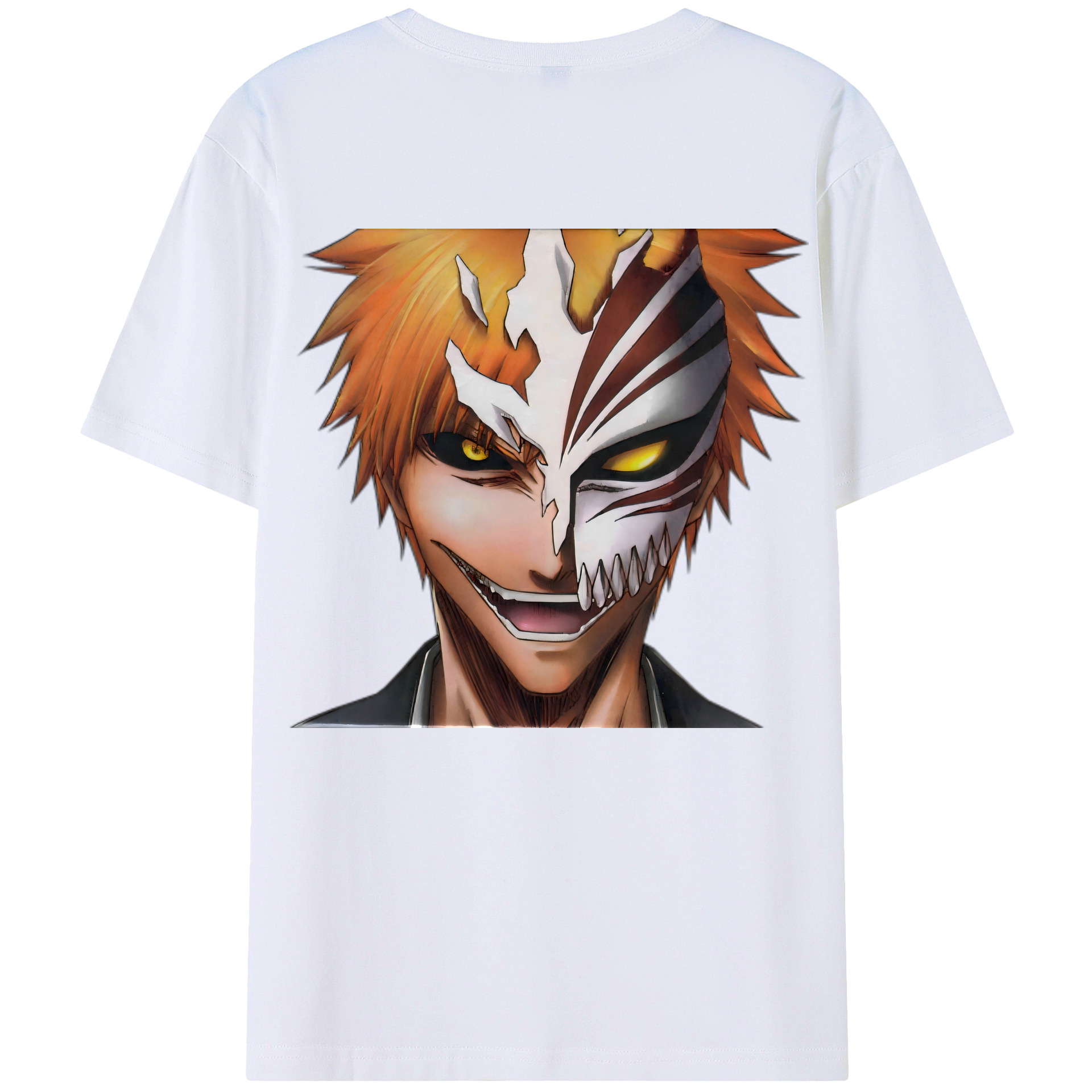 （画像用） ブリーチ 黒崎一護（くろさき いちご）BLEACH Kurosaki Ichigo レディース半袖Tシャツ(バックプリント)