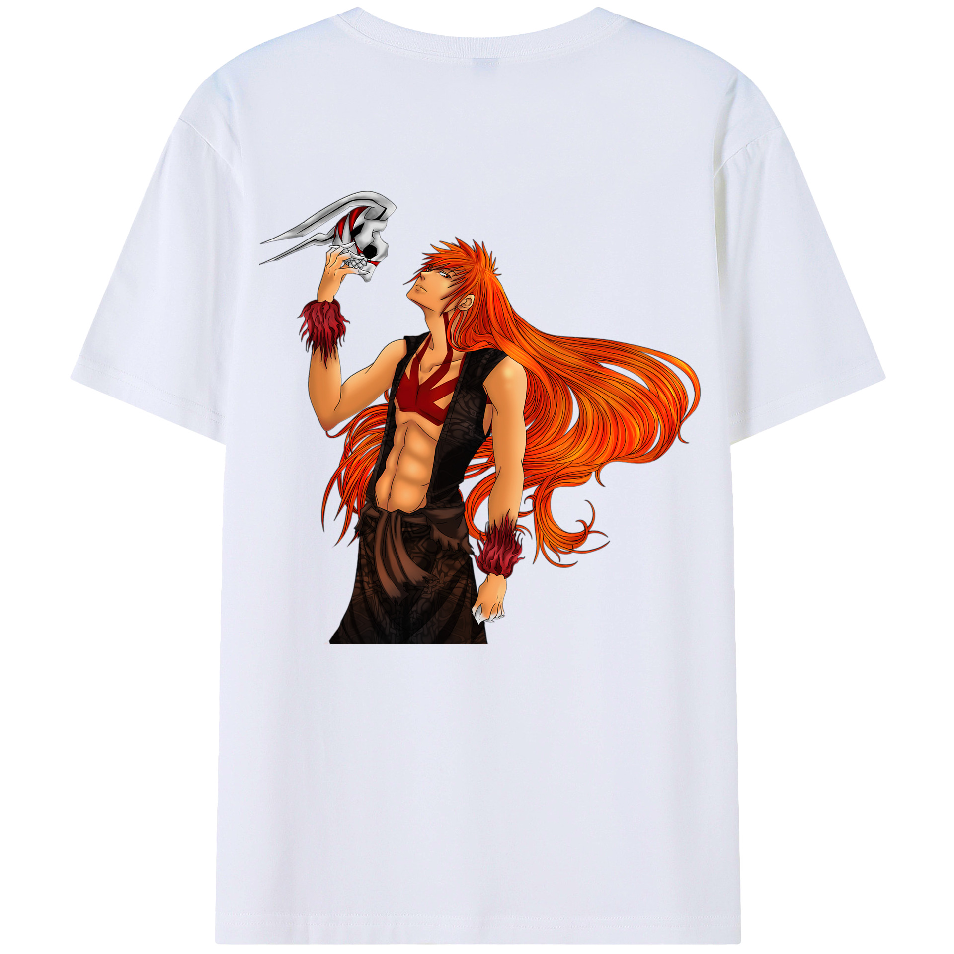 （画像用） ブリーチ 黒崎一護（くろさき いちご）BLEACH Kurosaki Ichigo レディース半袖Tシャツ(バックプリント)