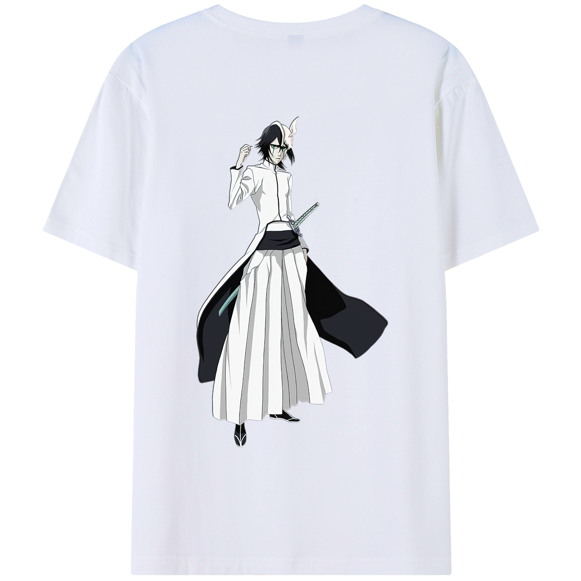（画像用） ブリーチ ウルキオラ·シファー BLEACH Ulquiorra cifer レディース半袖Tシャツ(バックプリント)