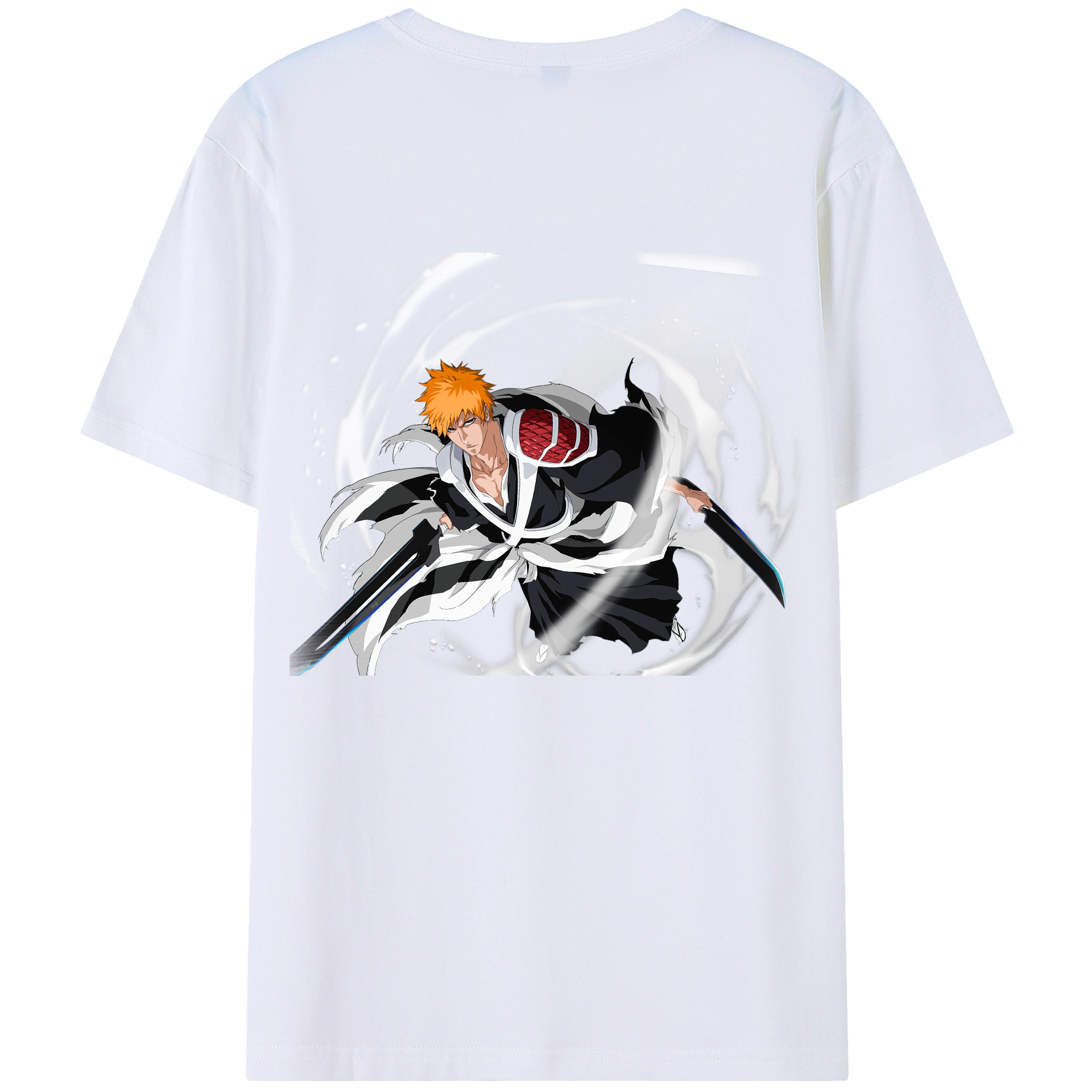 （画像用） ブリーチ 黒崎一護（くろさき いちご）BLEACH Kurosaki Ichigo レディース半袖Tシャツ(バックプリント)