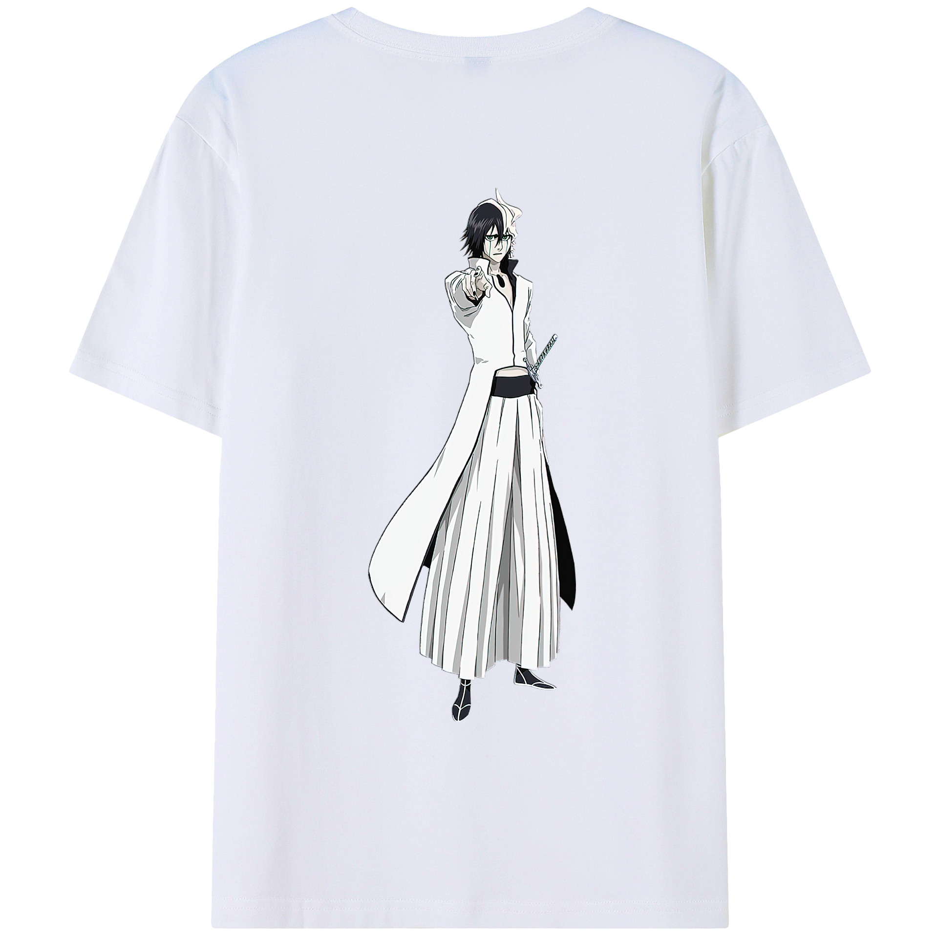 （画像用） ブリーチ ウルキオラ·シファー BLEACH Ulquiorra cifer レディース半袖Tシャツ(バックプリント)