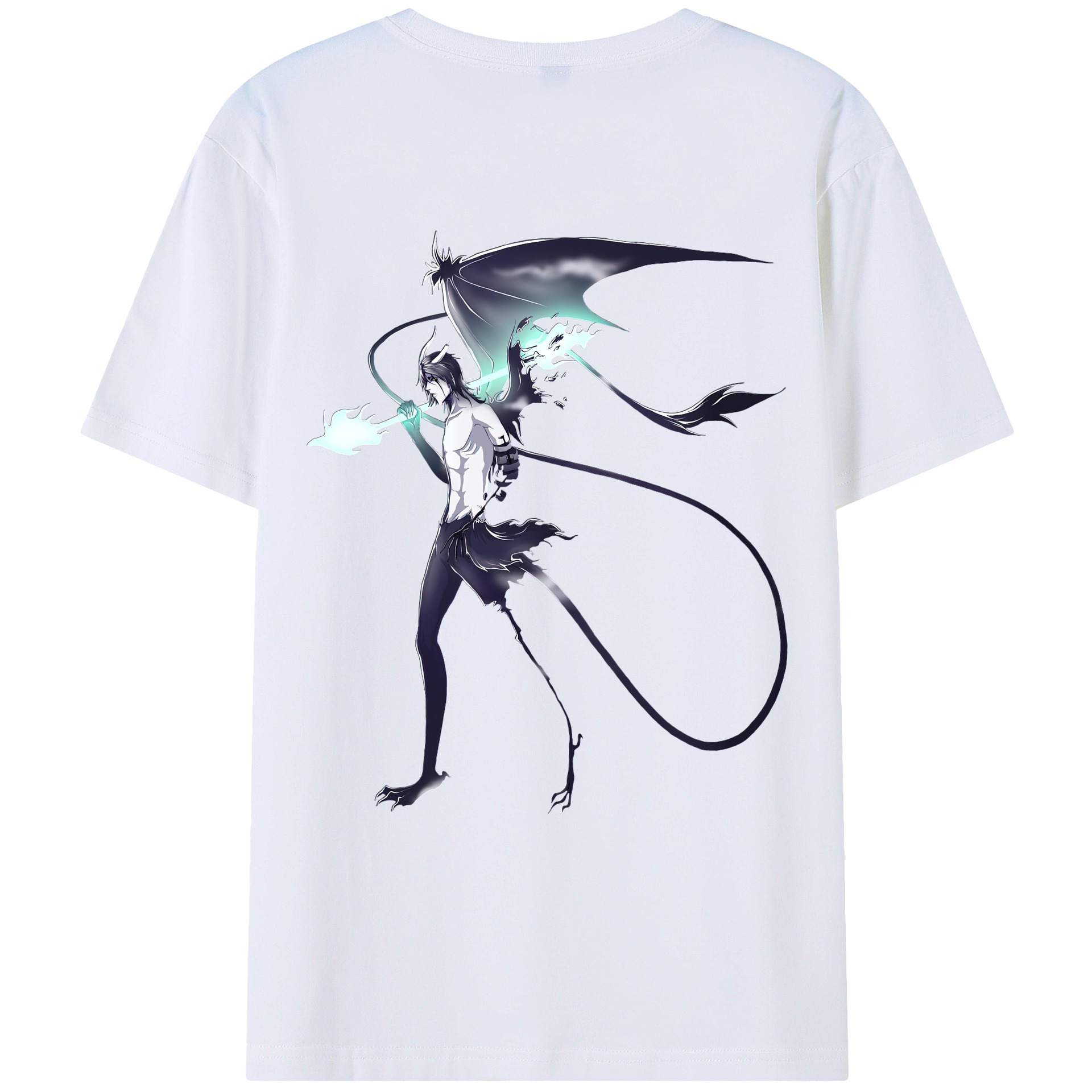 （画像用） ブリーチ ウルキオラ·シファー BLEACH Ulquiorra cifer レディース半袖Tシャツ(バックプリント)