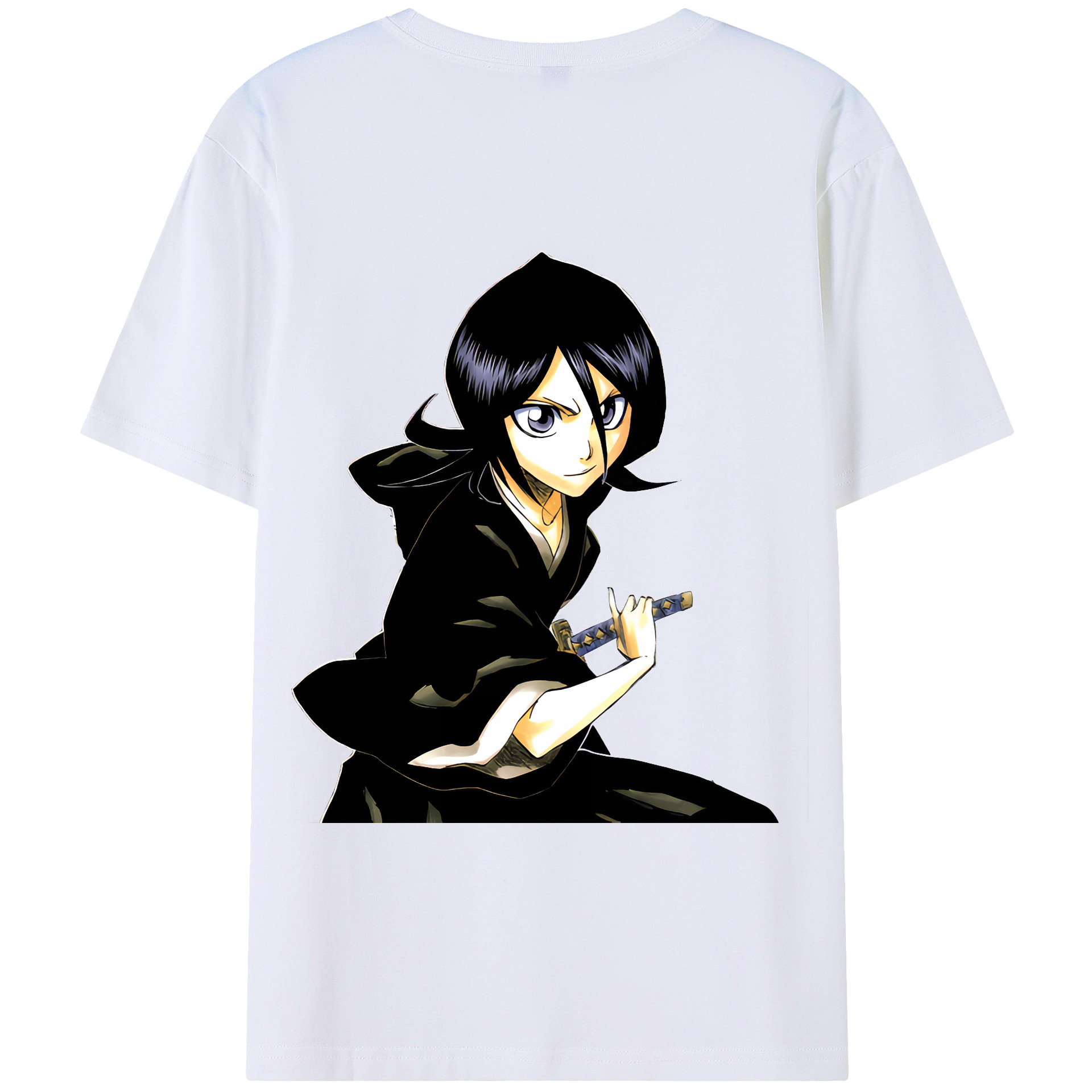 （画像用） ブリーチ 朽木ルキア BLEACH Kuchiki Rukia レディース半袖Tシャツ(バックプリント)