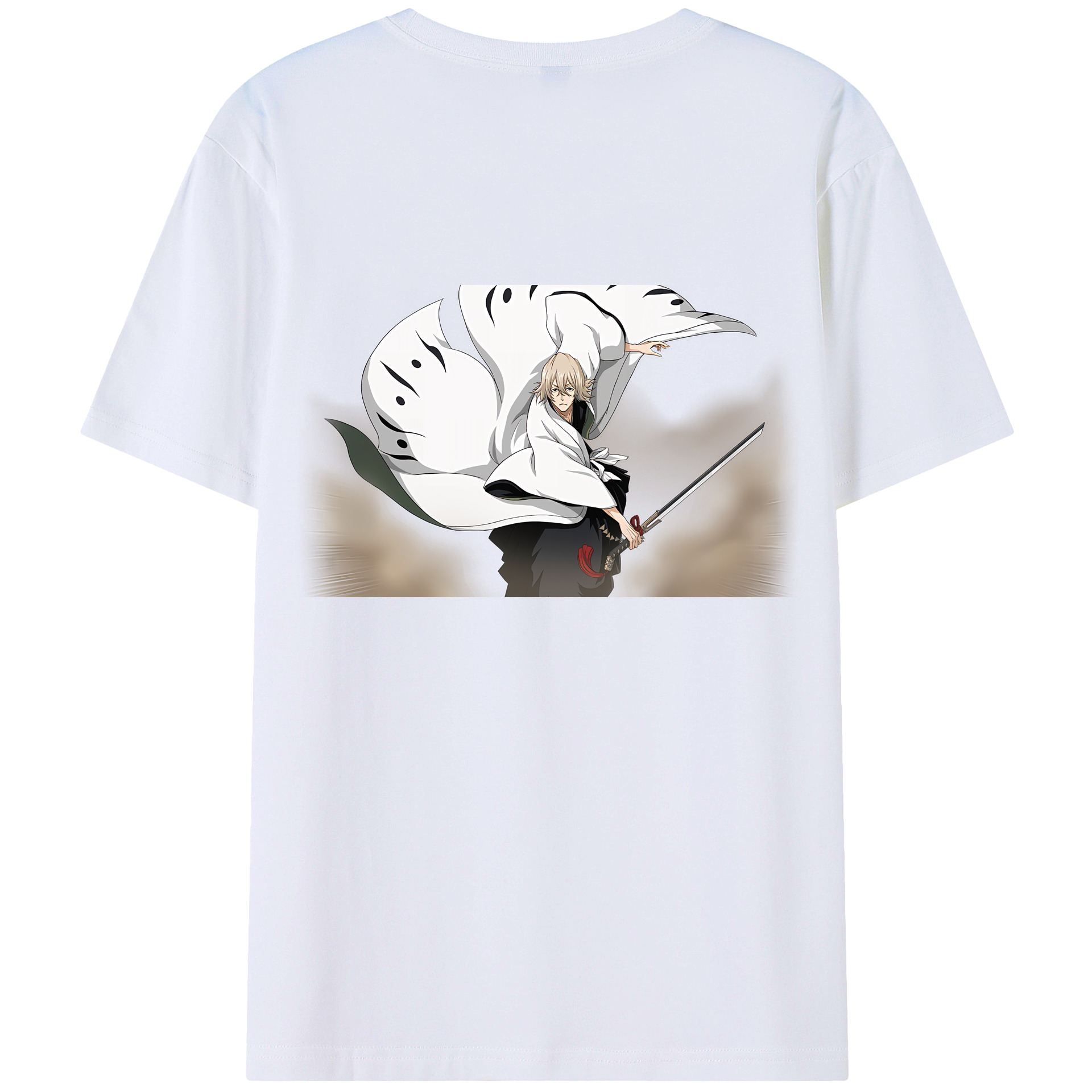 （画像用） "ブリーチ 浦原 喜助（うらはら きすけ） BLEACH Urahara Kisuke " レディース半袖Tシャツ(バックプリント)