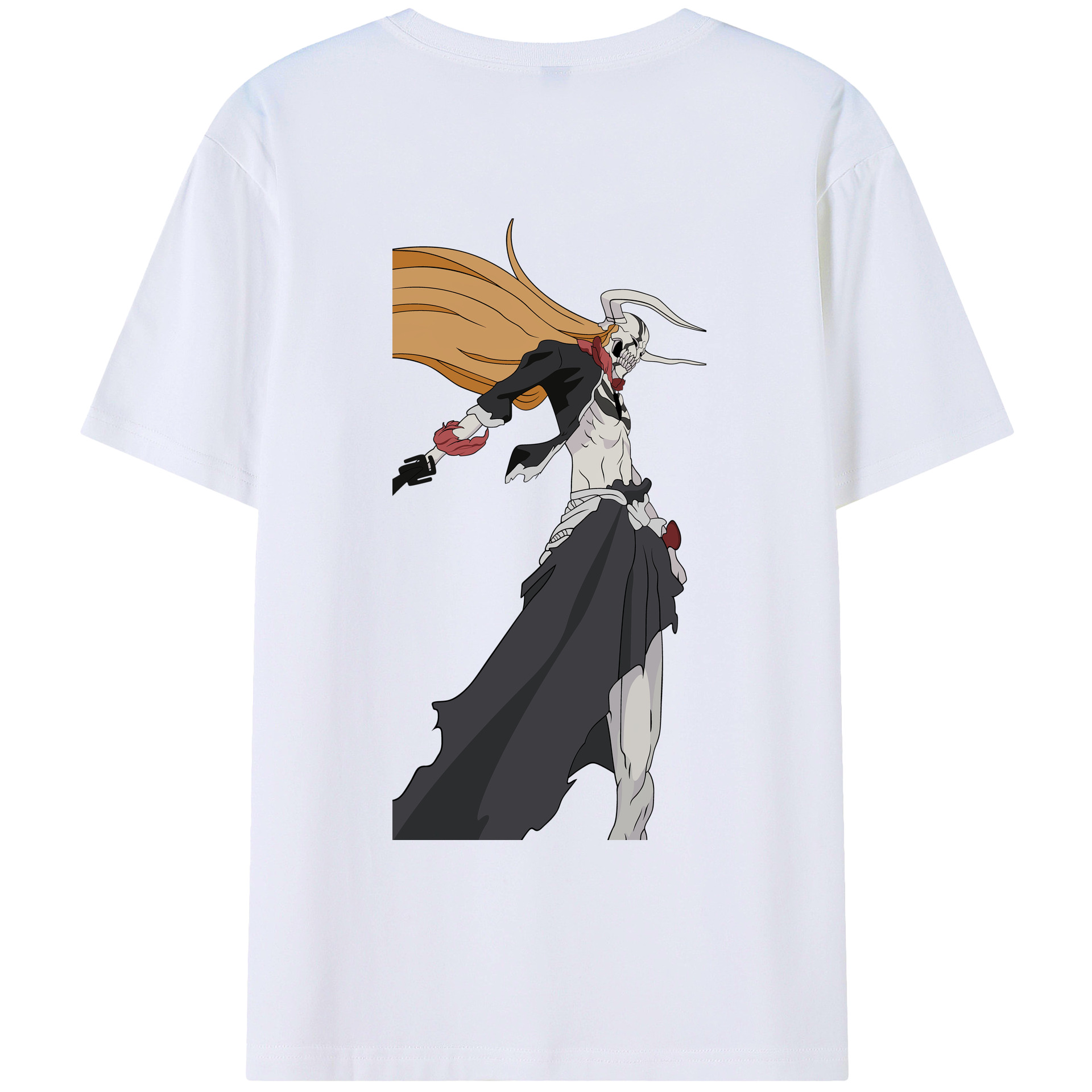 （画像用） ブリーチ 黒崎一護（くろさき いちご）BLEACH Kurosaki Ichigo レディース半袖Tシャツ(バックプリント)