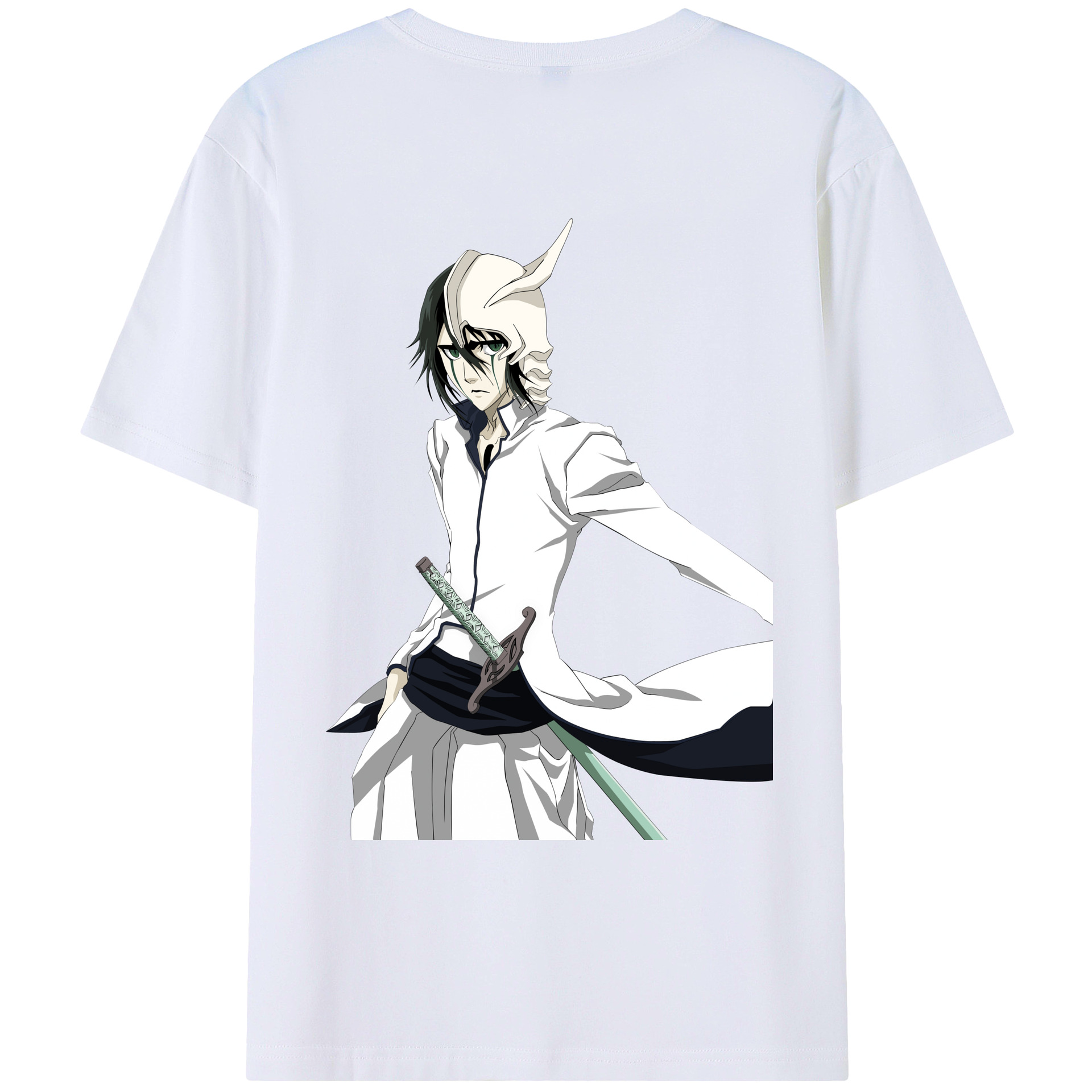 （画像用） ブリーチ ウルキオラ·シファー BLEACH Ulquiorra cifer レディース半袖Tシャツ(バックプリント)