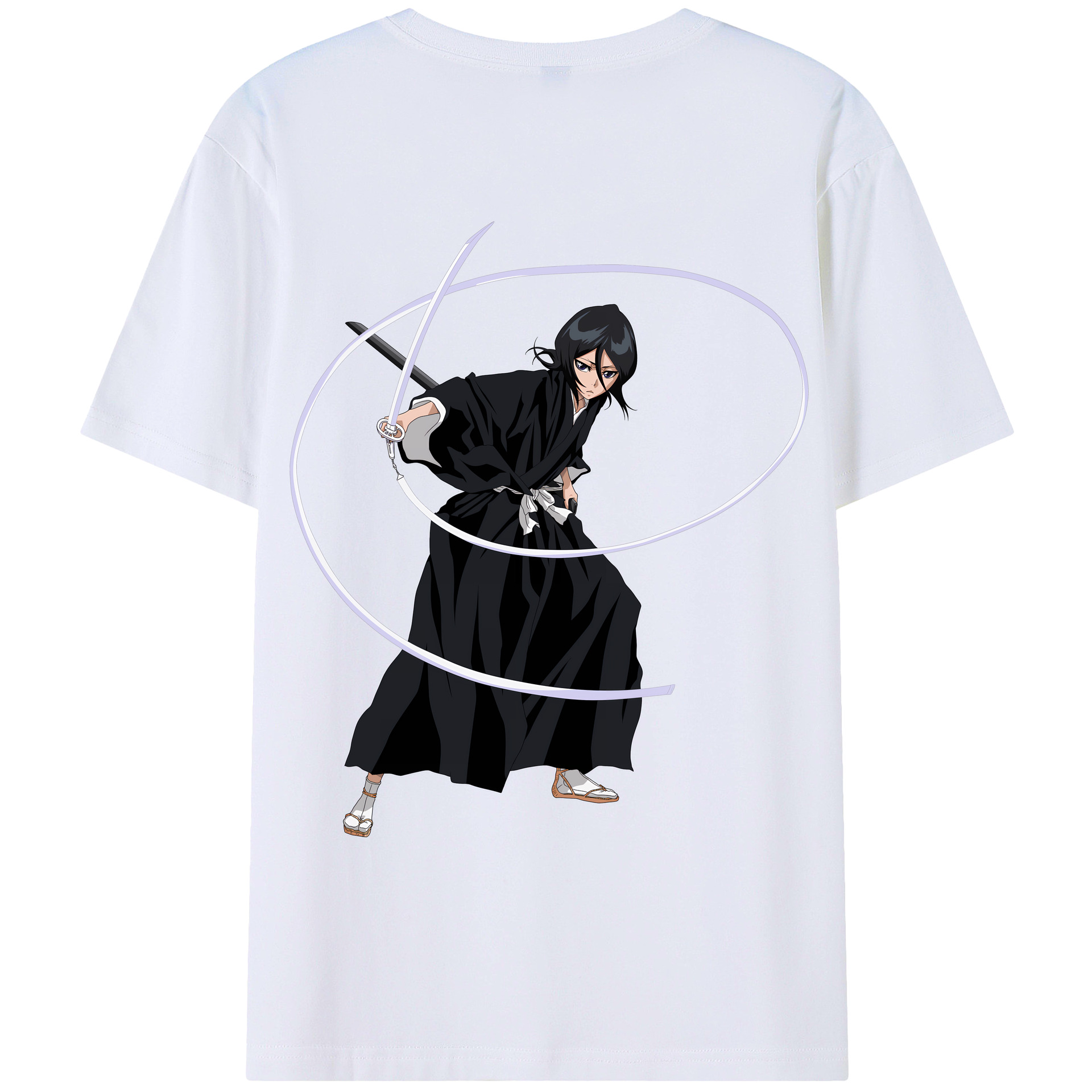 （画像用） ブリーチ 朽木ルキア BLEACH Kuchiki Rukia レディース半袖Tシャツ(バックプリント)
