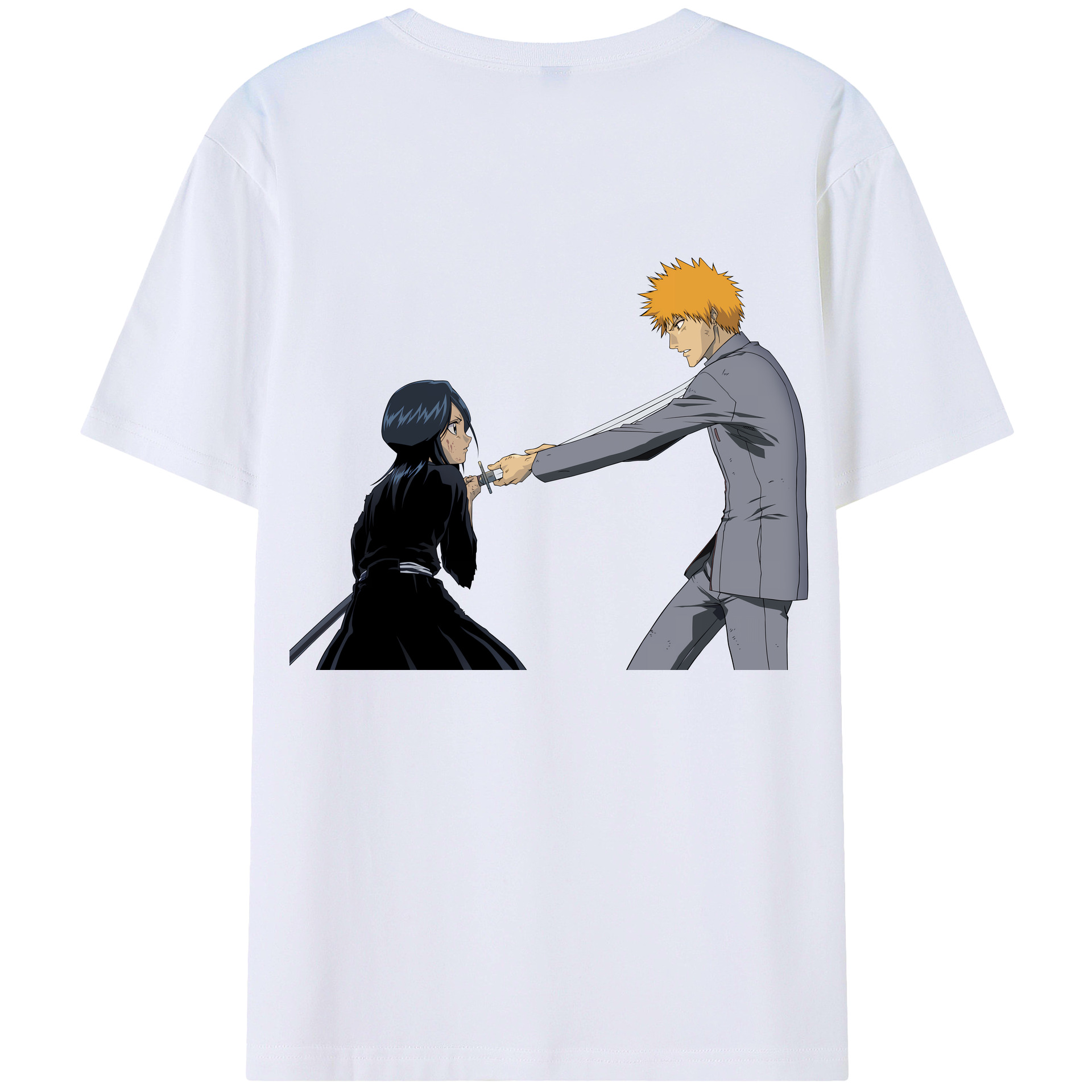 （画像用） ブリーチ 朽木ルキア BLEACH Kuchiki Rukia レディース半袖Tシャツ(バックプリント)