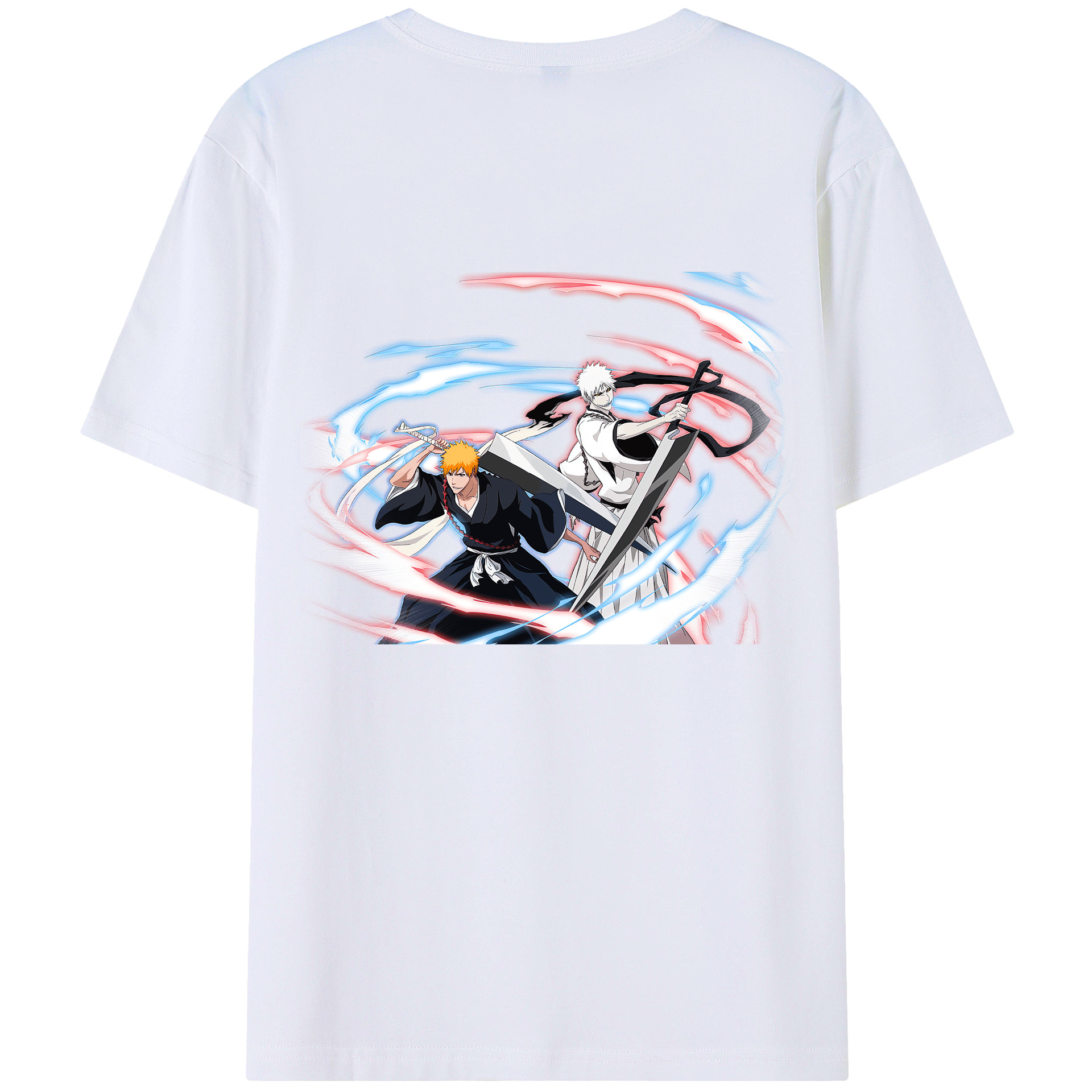 （画像用） ブリーチ 黒崎一護（くろさき いちご）BLEACH Kurosaki Ichigo レディース半袖Tシャツ(バックプリント)