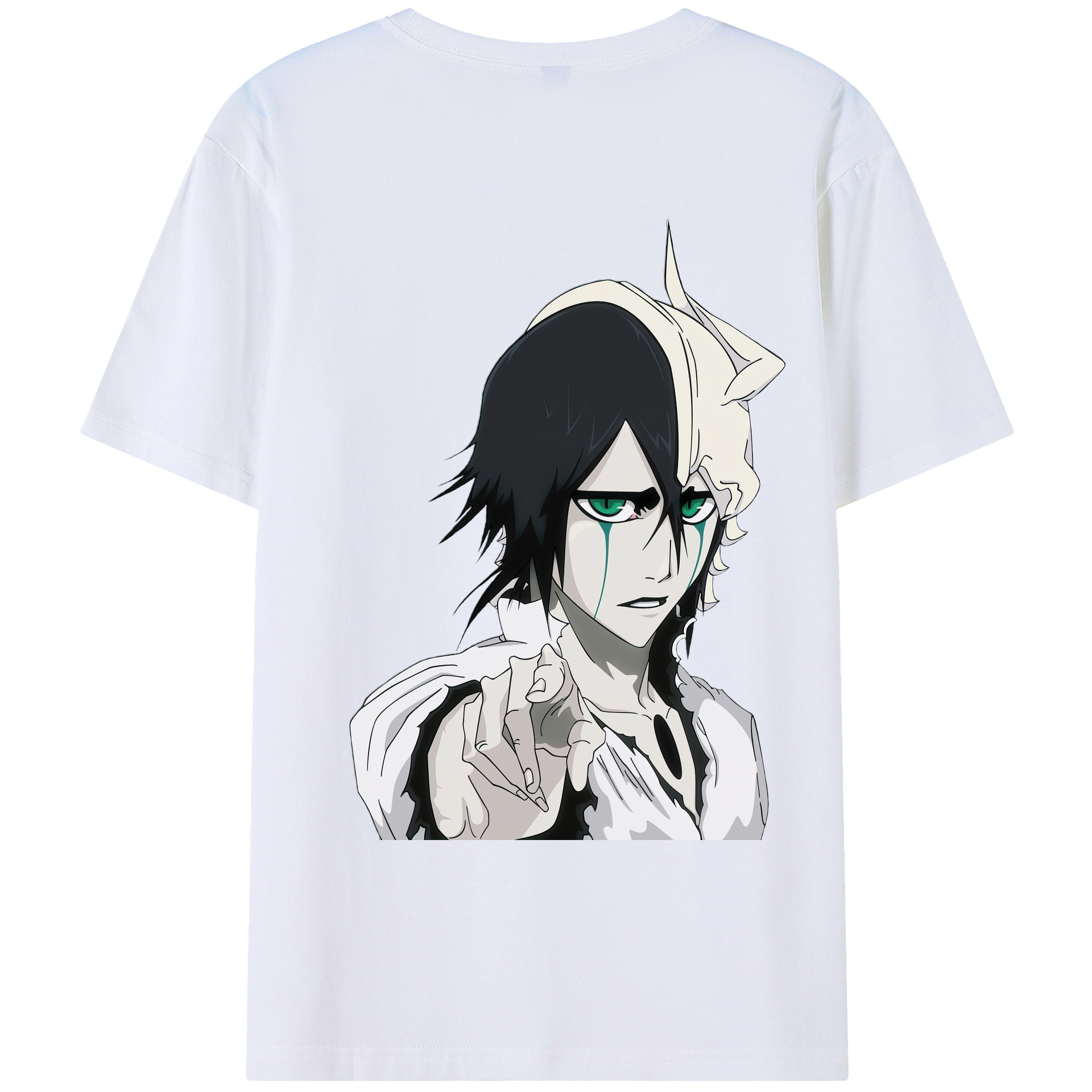 （画像用） ブリーチ ウルキオラ·シファー BLEACH Ulquiorra cifer レディース半袖Tシャツ(バックプリント)