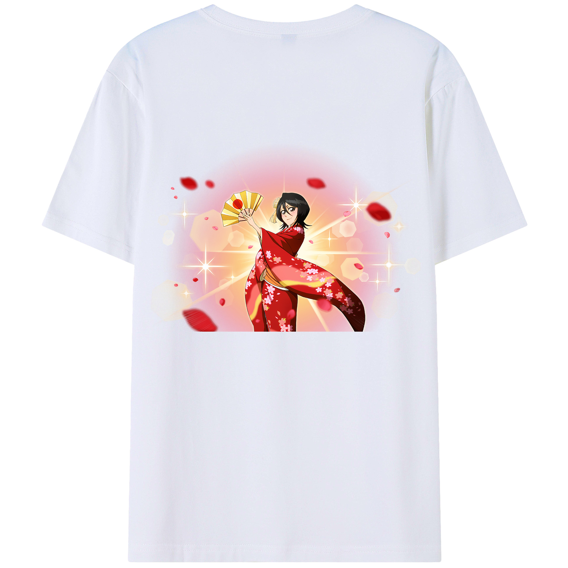 （画像用） ブリーチ 朽木ルキア BLEACH Kuchiki Rukia レディース半袖Tシャツ(バックプリント)
