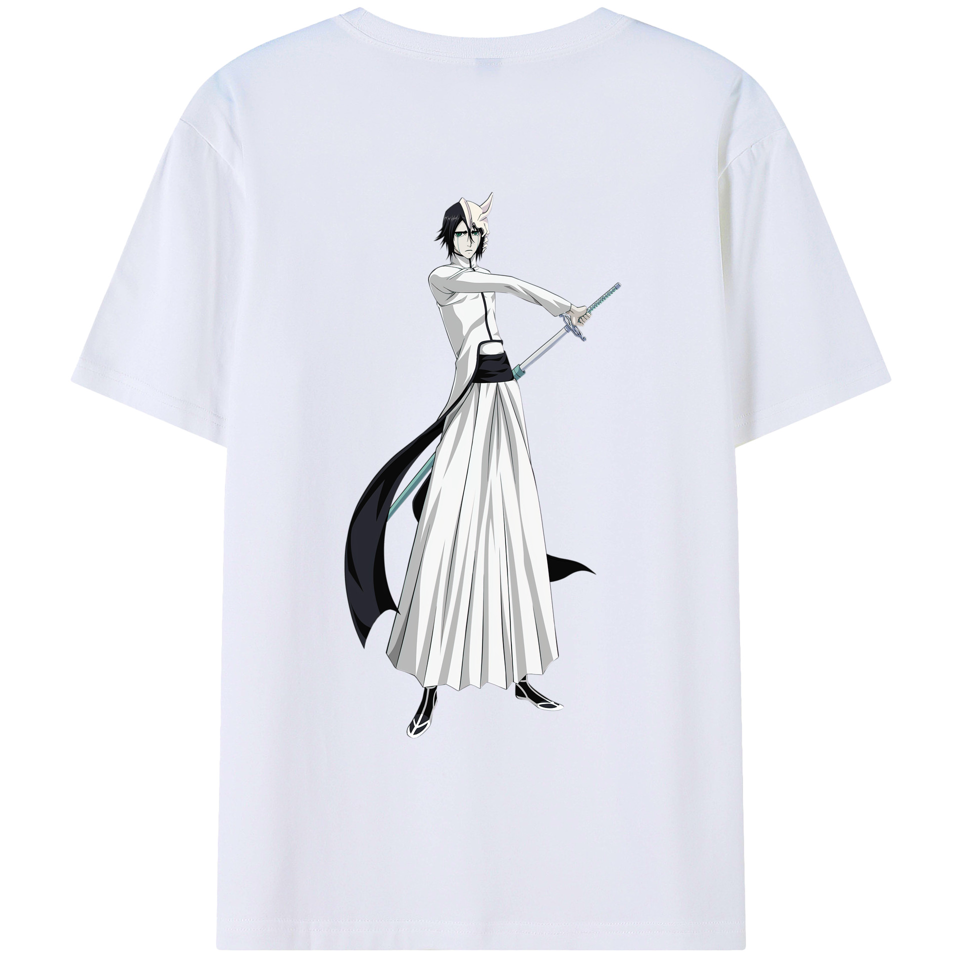 （画像用） ブリーチ ウルキオラ·シファー BLEACH Ulquiorra cifer レディース半袖Tシャツ(バックプリント)