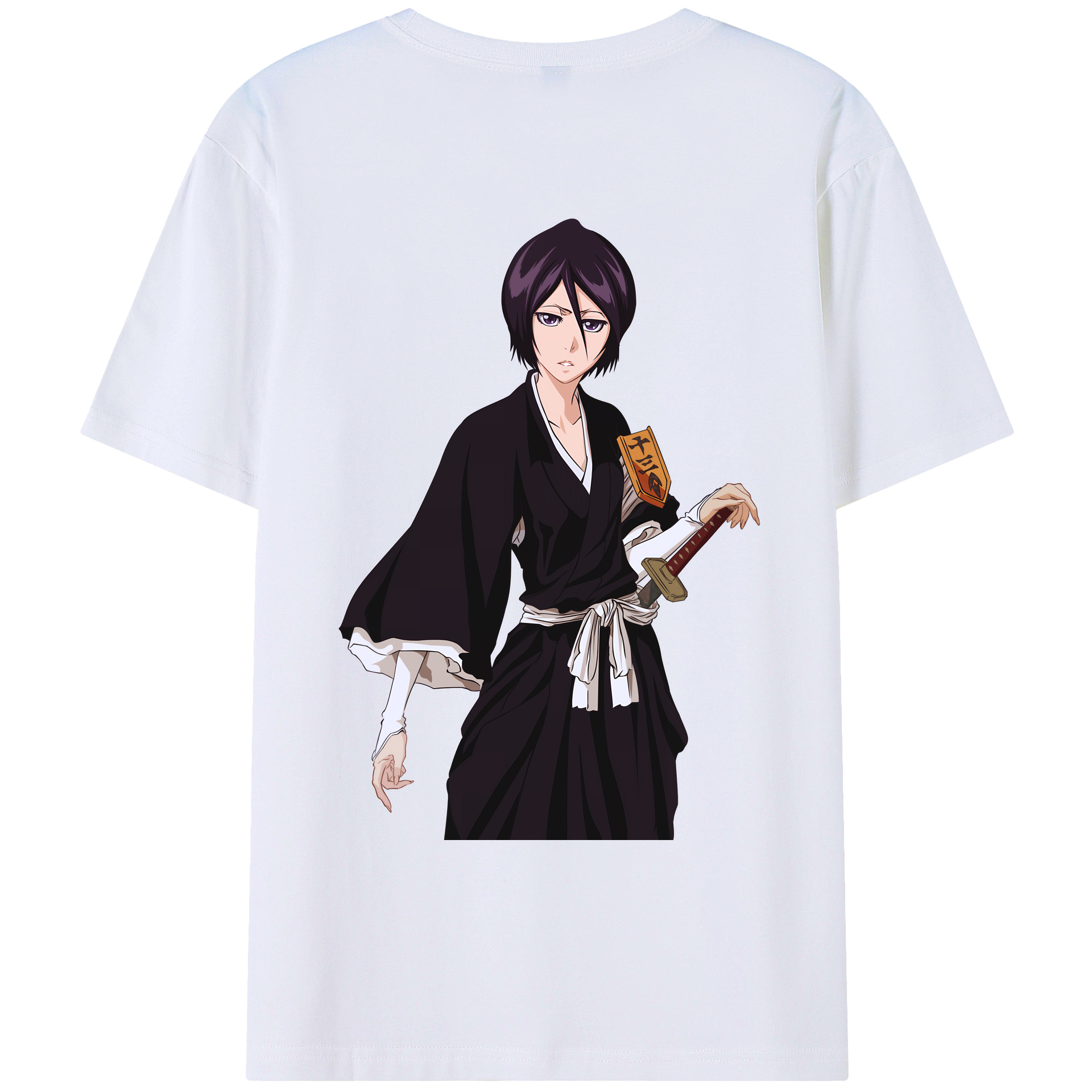 （画像用） ブリーチ 朽木ルキア BLEACH Kuchiki Rukia レディース半袖Tシャツ(バックプリント)