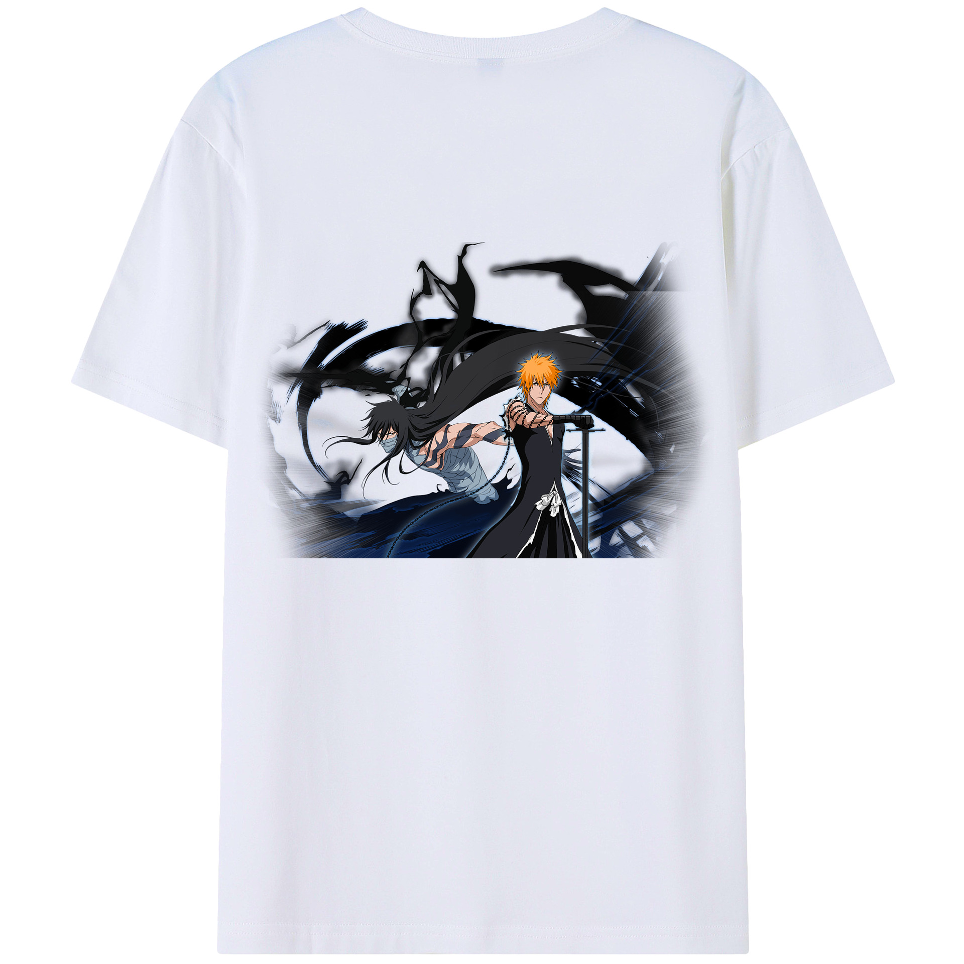 （画像用） ブリーチ 黒崎一護（くろさき いちご）BLEACH Kurosaki Ichigo レディース半袖Tシャツ(バックプリント)