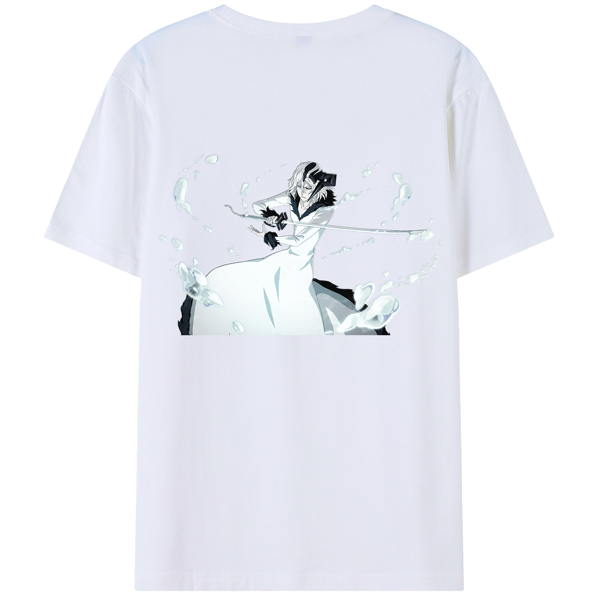 （画像用） ブリーチ 黒崎一護（くろさき いちご）BLEACH Kurosaki Ichigo レディース半袖Tシャツ(バックプリント)