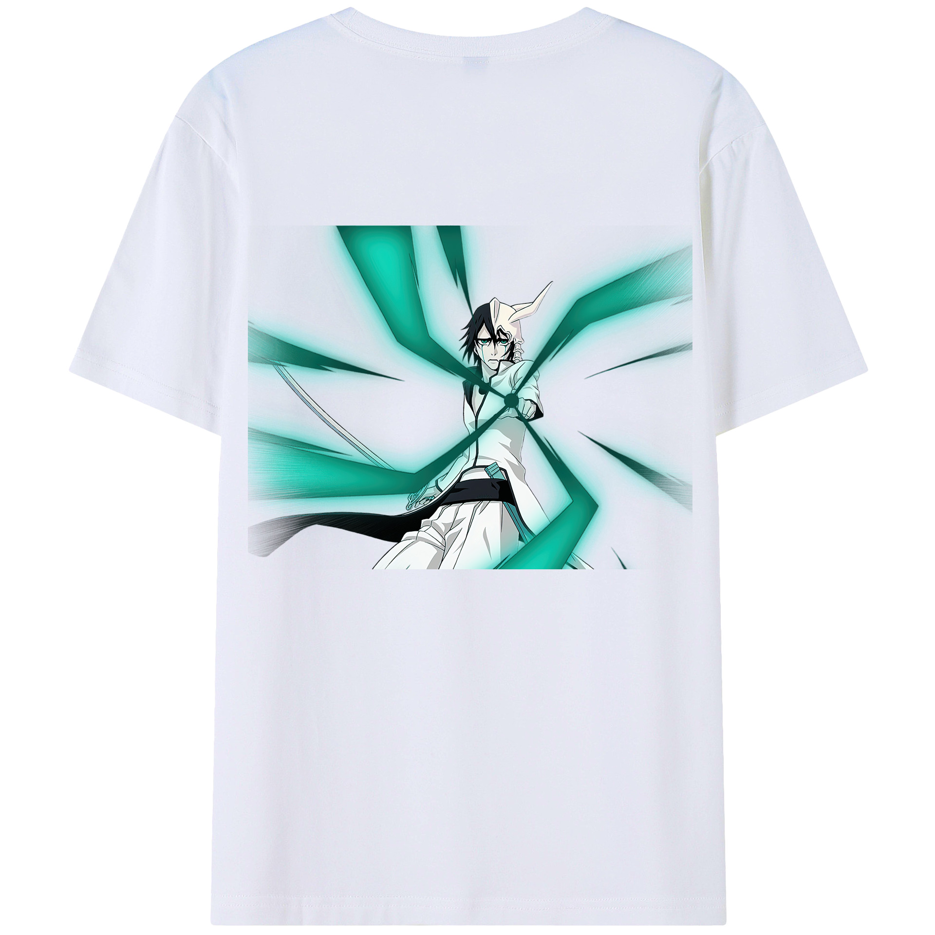 （画像用） ブリーチ ウルキオラ·シファー BLEACH Ulquiorra cifer レディース半袖Tシャツ(バックプリント)