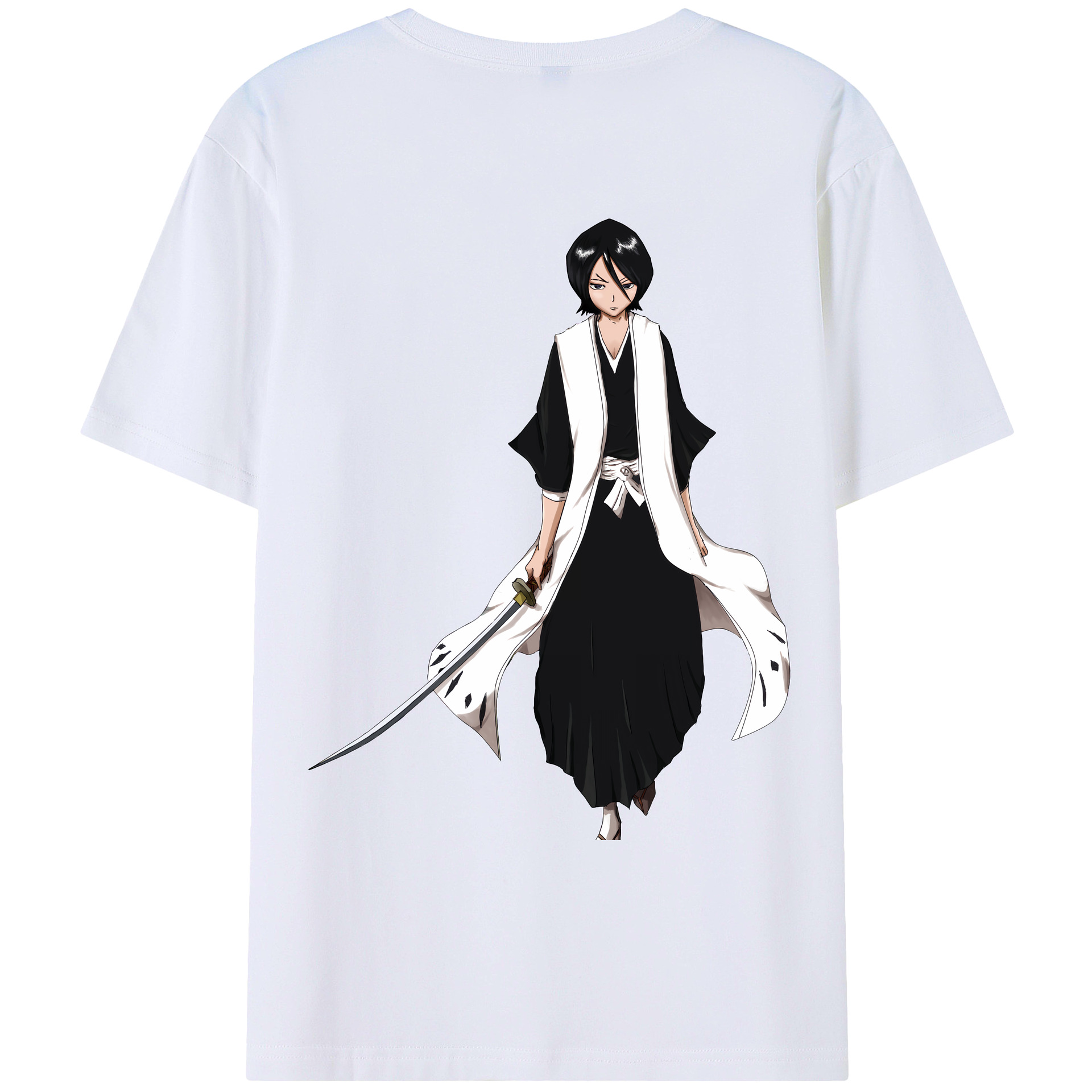 （画像用） ブリーチ 朽木ルキア BLEACH Kuchiki Rukia レディース半袖Tシャツ(バックプリント)