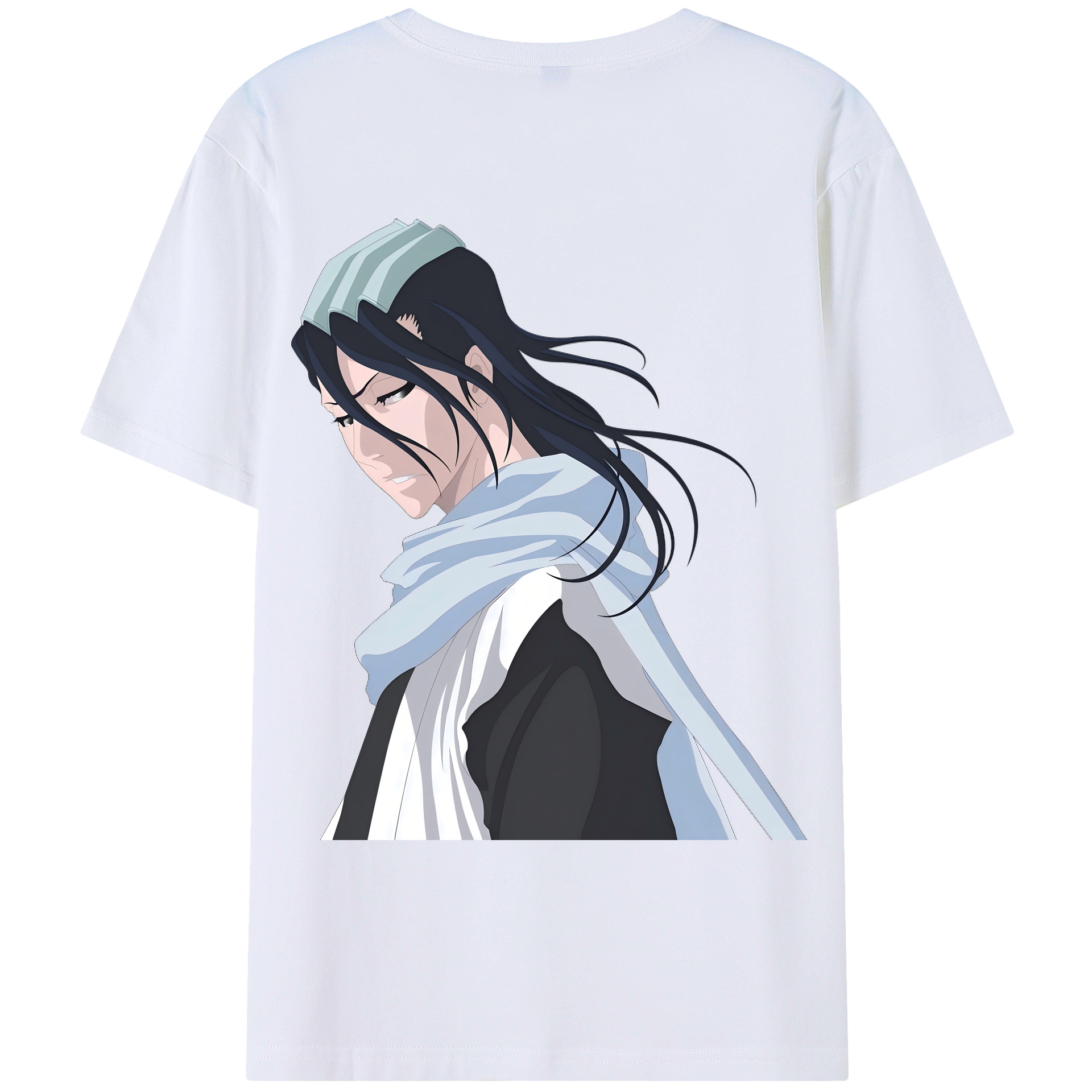 （画像用） ブリーチ くちき びゃくや BLEACH Kuchiki Byakuya レディース半袖Tシャツ(バックプリント)