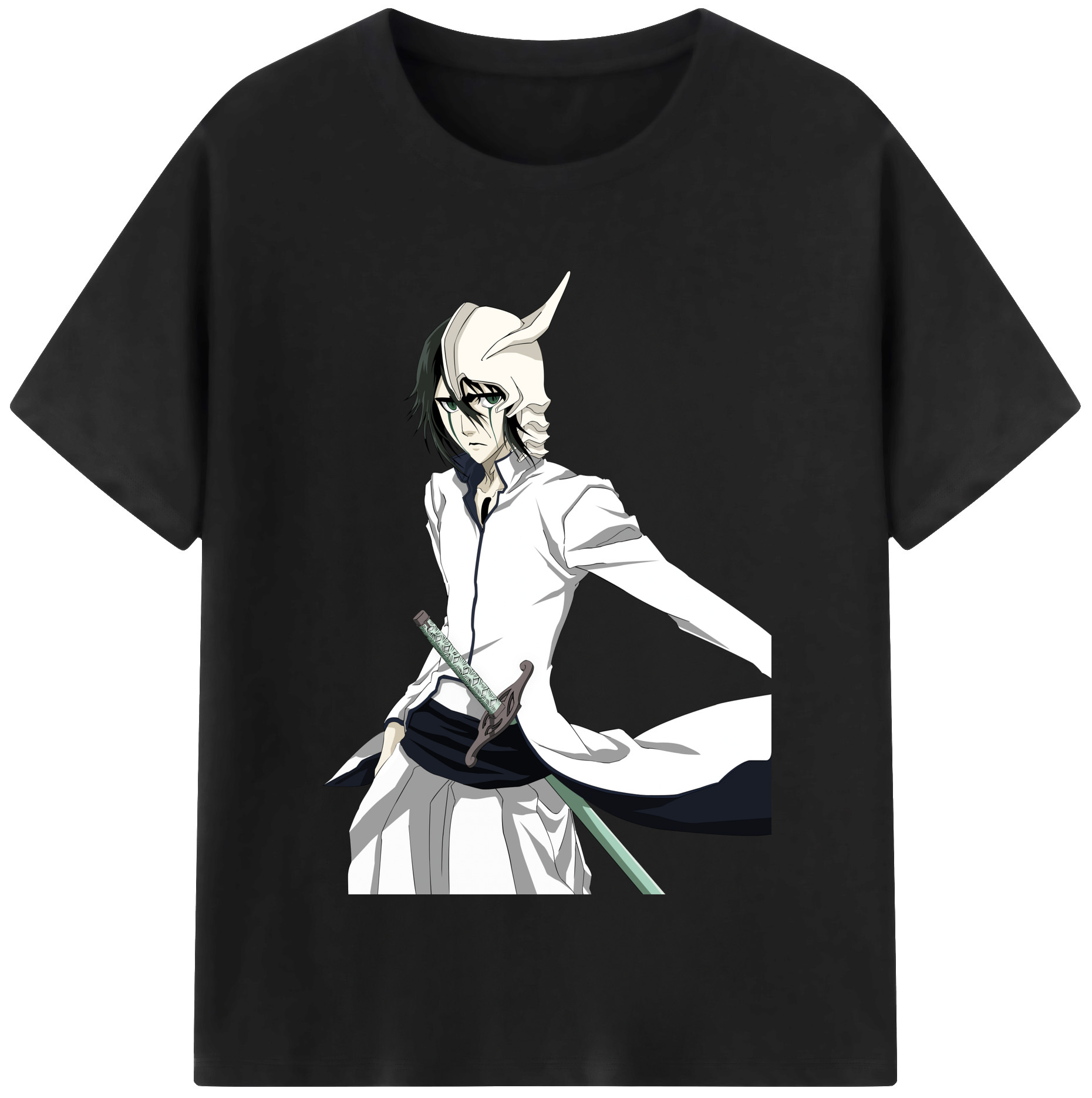 （画像用） ブリーチ ウルキオラ·シファー BLEACH Ulquiorra cifer レディースカジュアルプリントTシャツ（綿100％）