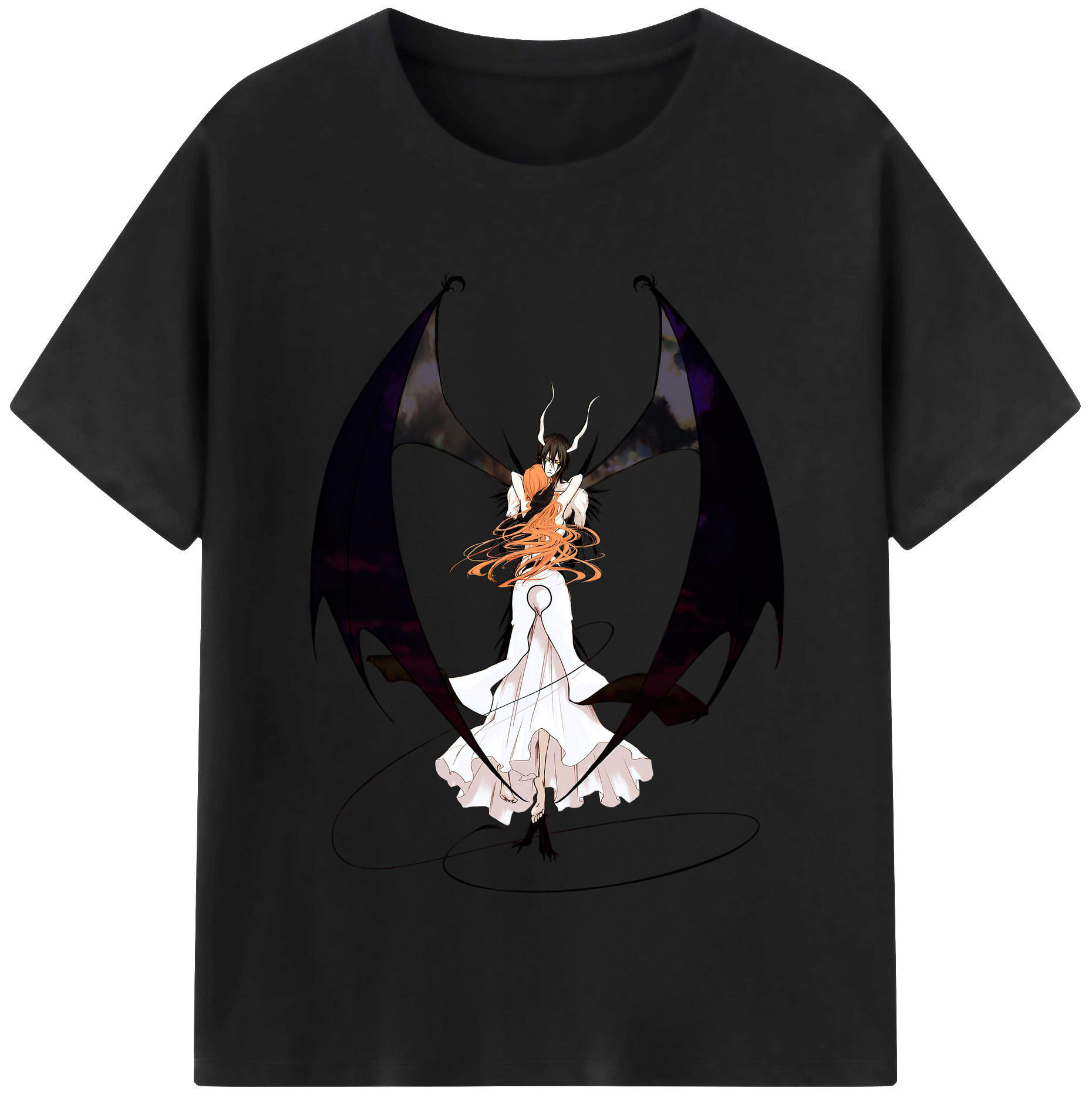 （画像用） ブリーチ ウルキオラ·シファー BLEACH Ulquiorra cifer レディースカジュアルプリントTシャツ（綿100％）