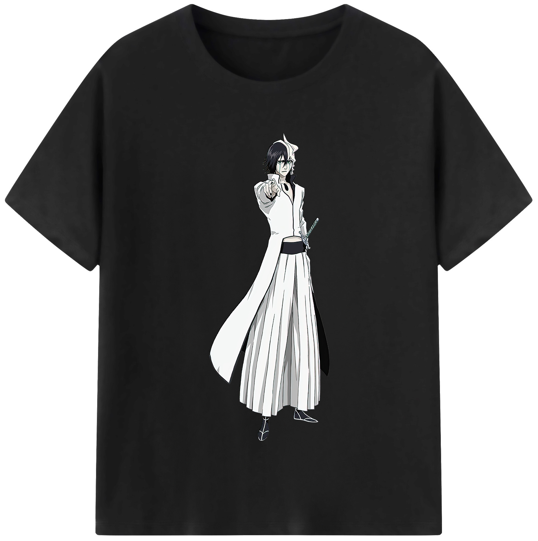 （画像用） ブリーチ ウルキオラ·シファー BLEACH Ulquiorra cifer レディースカジュアルプリントTシャツ（綿100％）