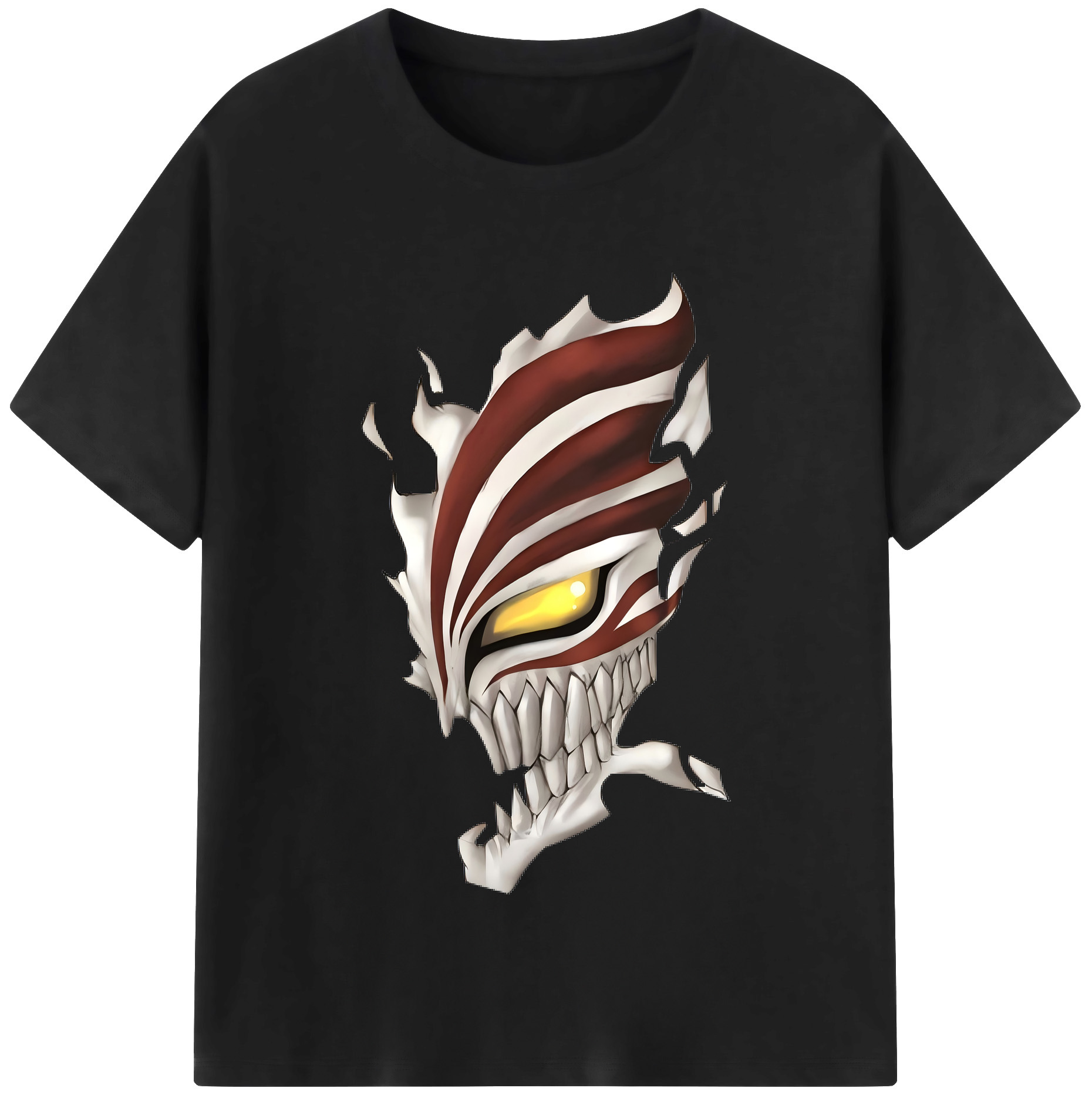 （画像用） ブリーチ 黒崎一護（くろさき いちご）BLEACH Kurosaki Ichigo レディースカジュアルプリントTシャツ（綿100％）