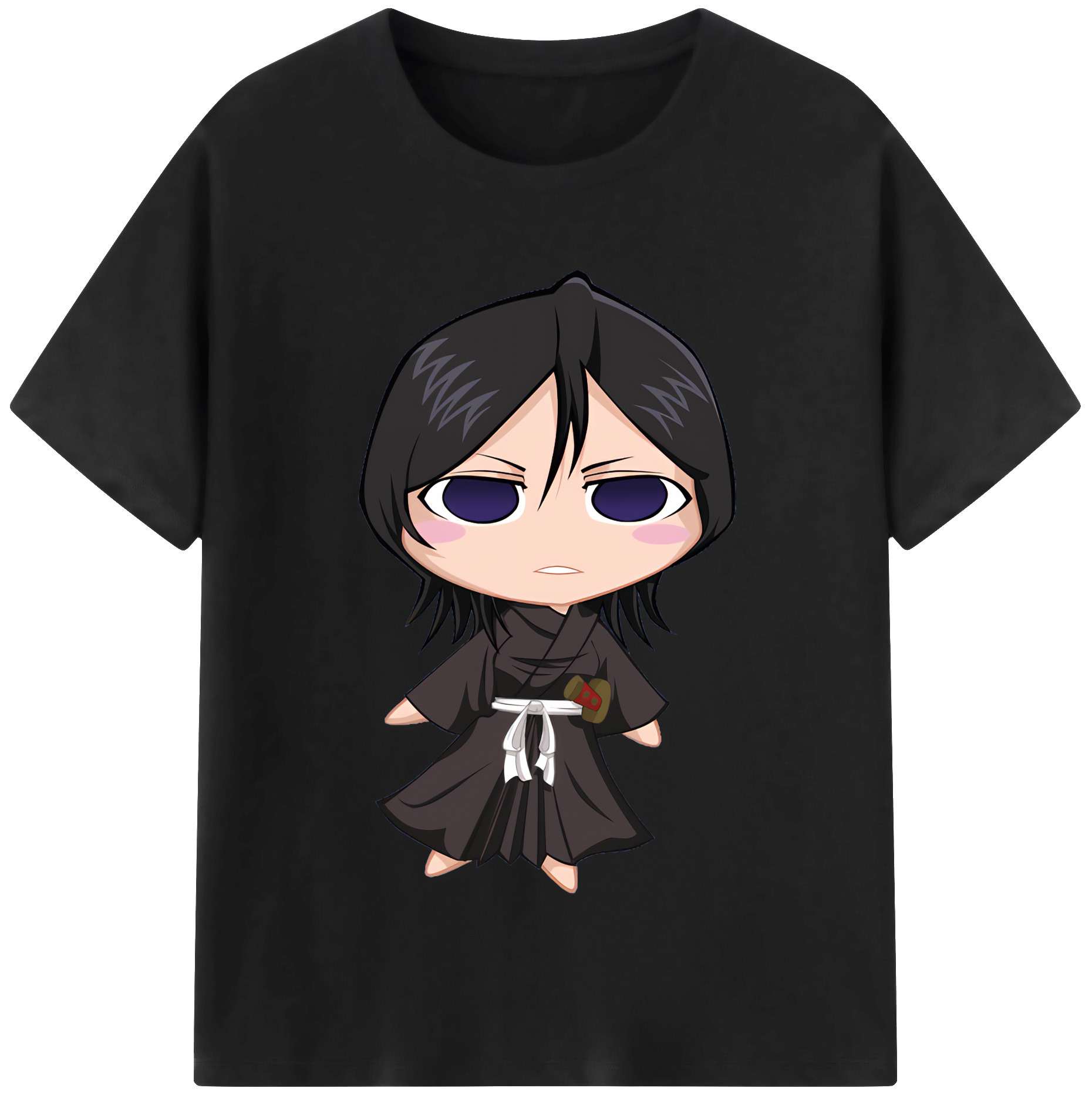 （画像用） ブリーチ 朽木ルキア BLEACH Kuchiki Rukia レディースカジュアルプリントTシャツ（綿100％）