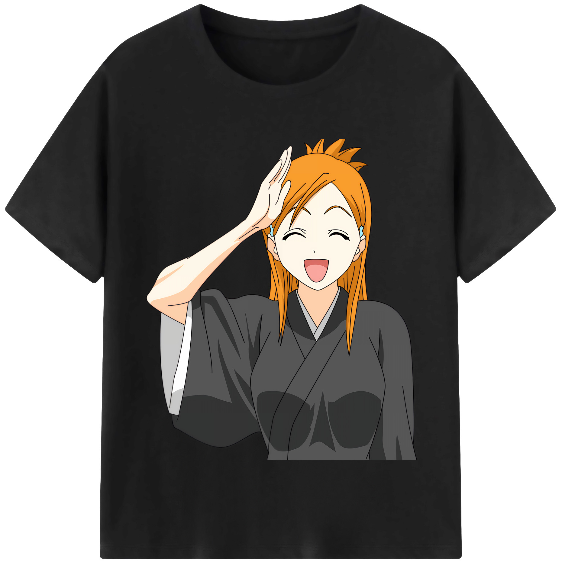 （画像用） ブリーチ 井上織姫（いのうえおりひめ） BLEACH Inoue Orihime レディースカジュアルプリントTシャツ（綿100％）