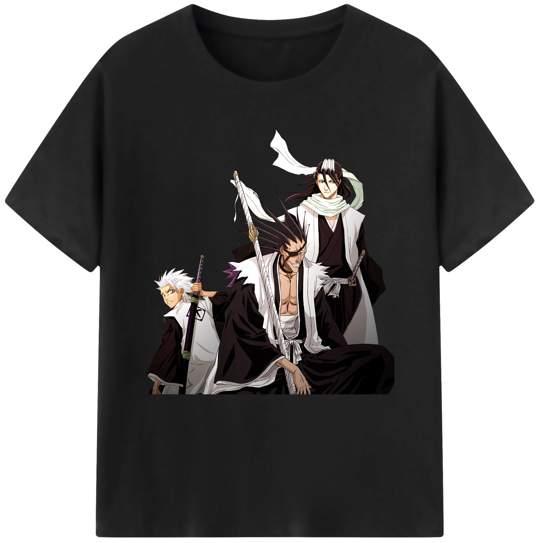 （画像用） ブリーチ ざらき けんぱち BLEACH Zaraki Kenpachi レディースカジュアルプリントTシャツ（綿100％）