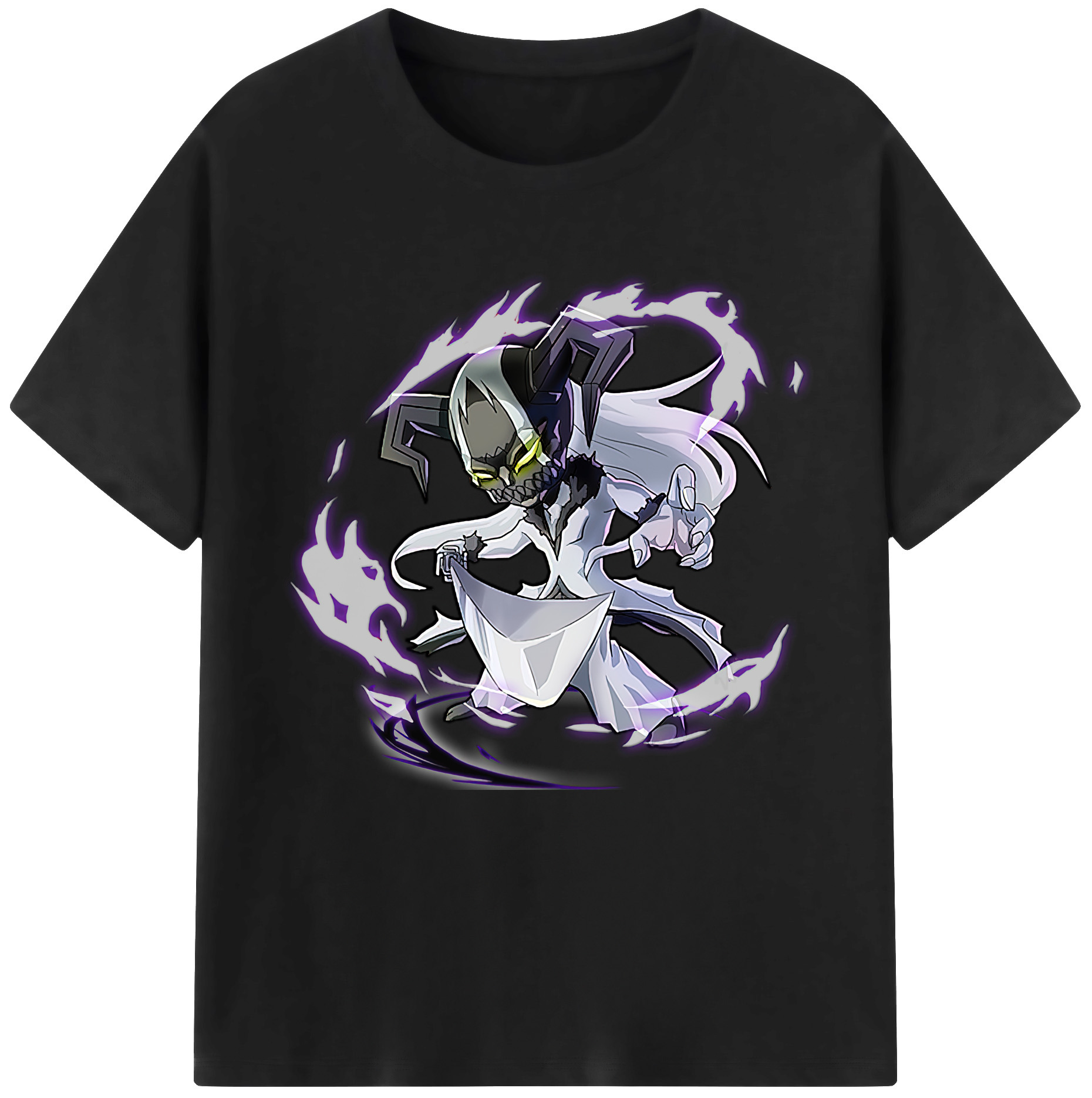 （画像用） ブリーチ 黒崎一護（くろさき いちご）BLEACH Kurosaki Ichigo レディースカジュアルプリントTシャツ（綿100％）