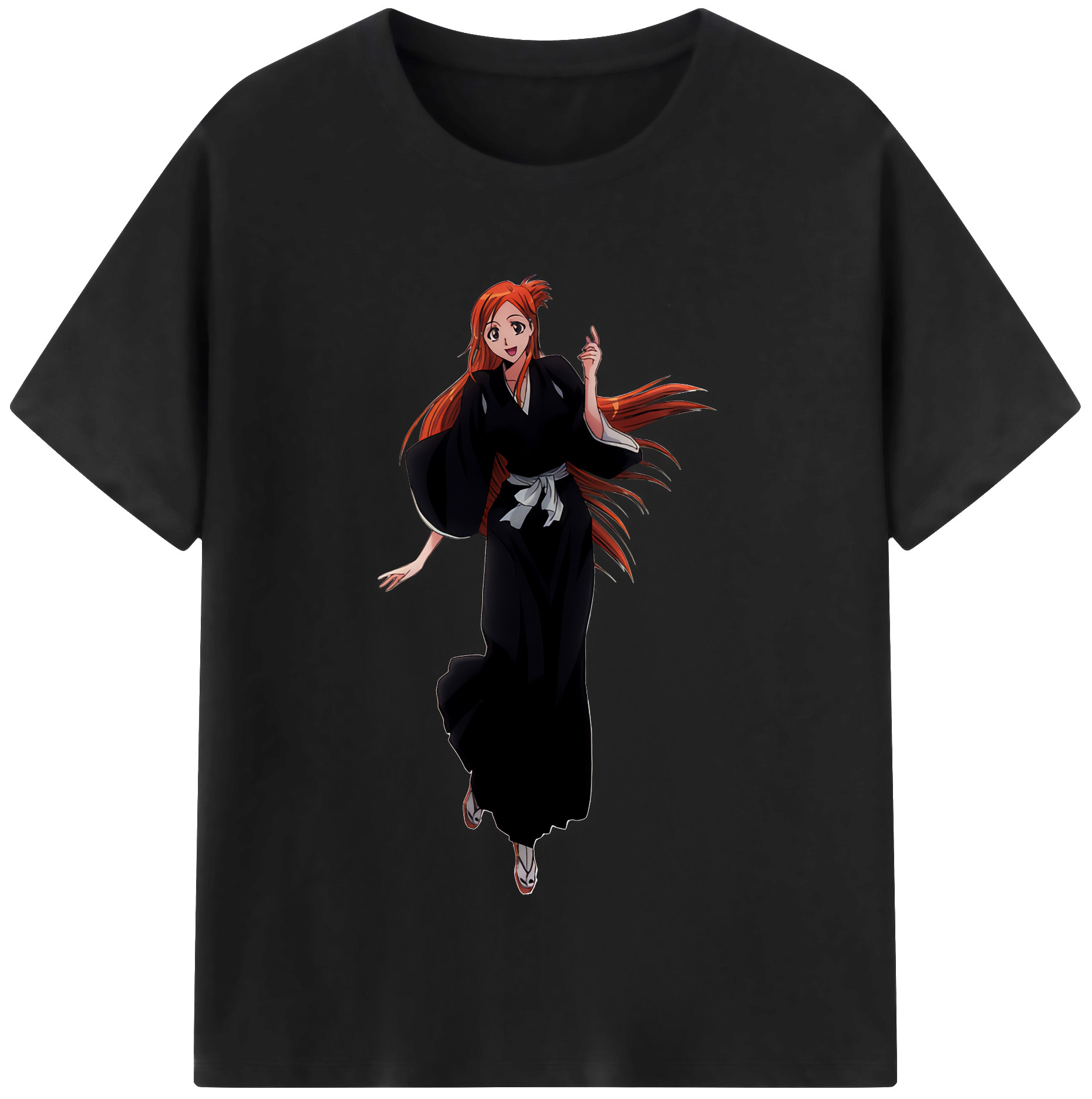 （画像用） ブリーチ 井上織姫（いのうえおりひめ） BLEACH Inoue Orihime レディースカジュアルプリントTシャツ（綿100％）