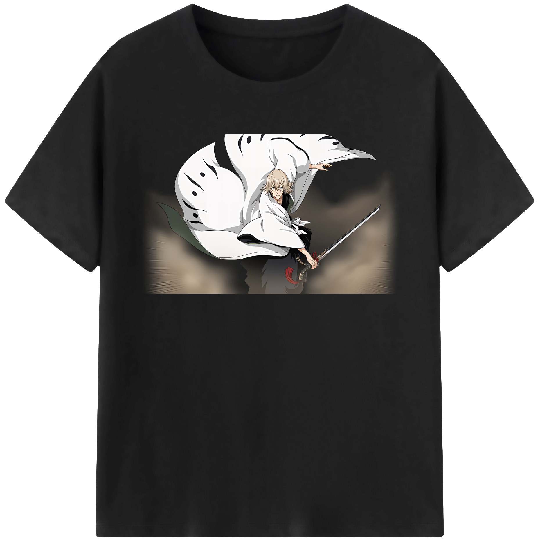 （画像用） "ブリーチ 浦原 喜助（うらはら きすけ） BLEACH Urahara Kisuke " レディースカジュアルプリントTシャツ（綿100％）