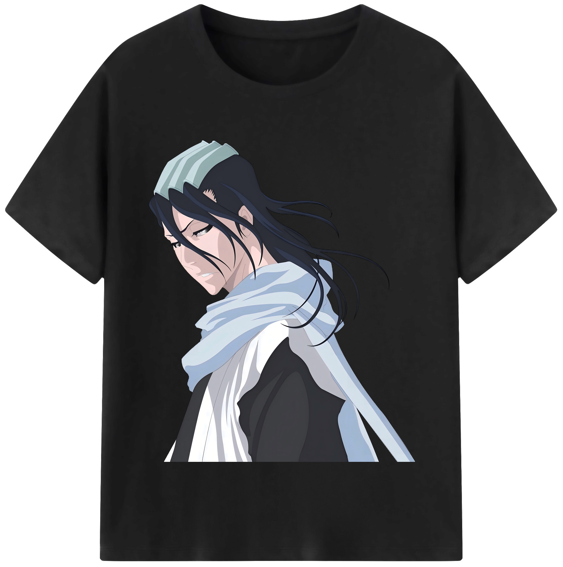 （画像用） ブリーチ くちき びゃくや BLEACH Kuchiki Byakuya レディースカジュアルプリントTシャツ（綿100％）