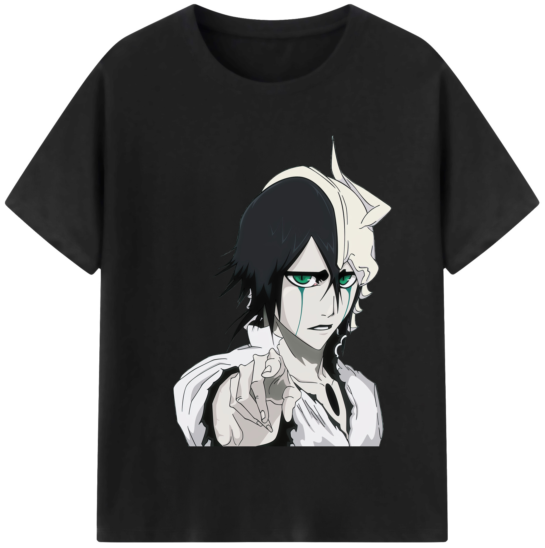 （画像用） ブリーチ ウルキオラ·シファー BLEACH Ulquiorra cifer レディースカジュアルプリントTシャツ（綿100％）