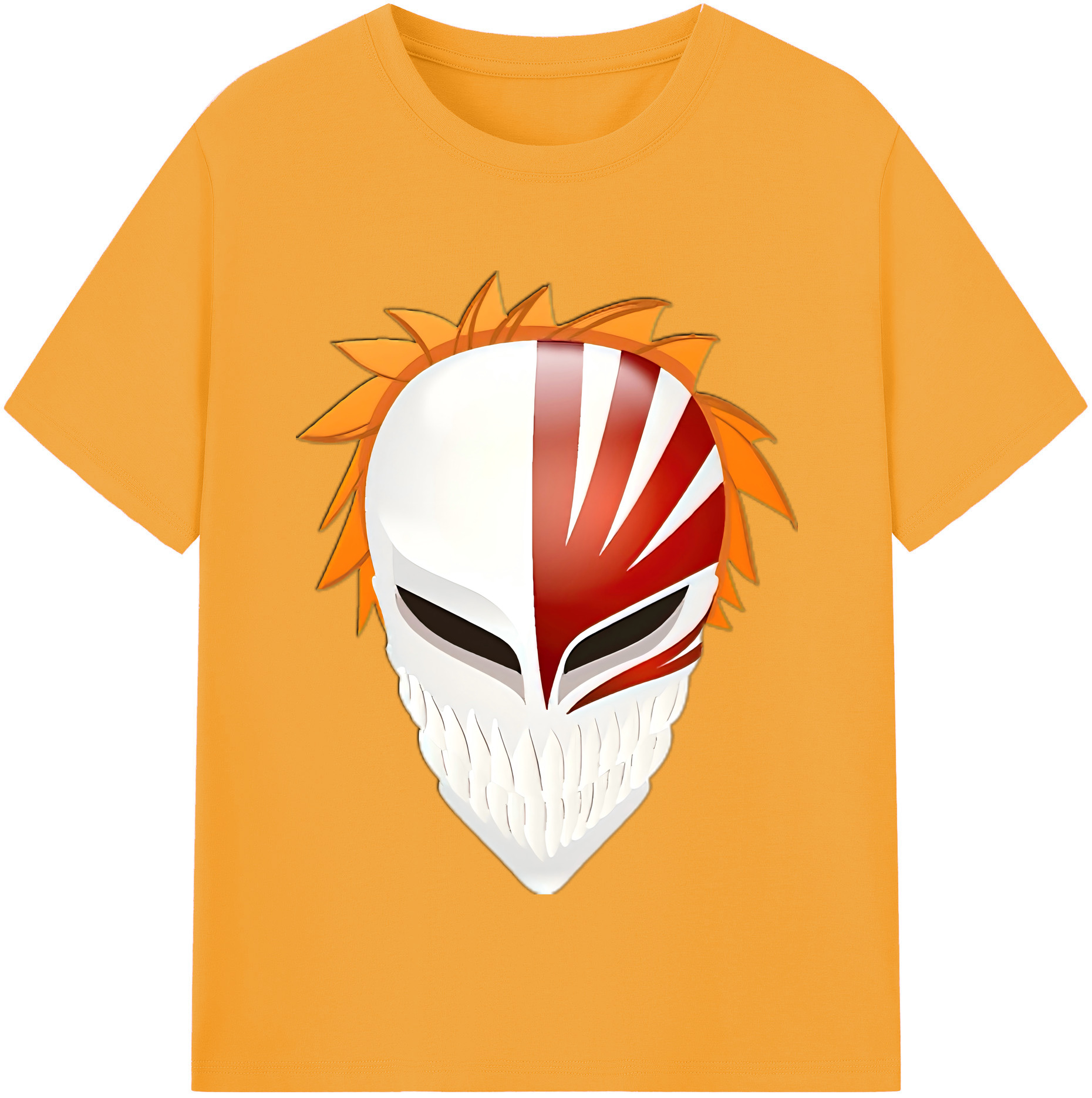 （画像用） ブリーチ 黒崎一護（くろさき いちご）BLEACH Kurosaki Ichigo レディースカジュアルプリントTシャツ（綿100％）