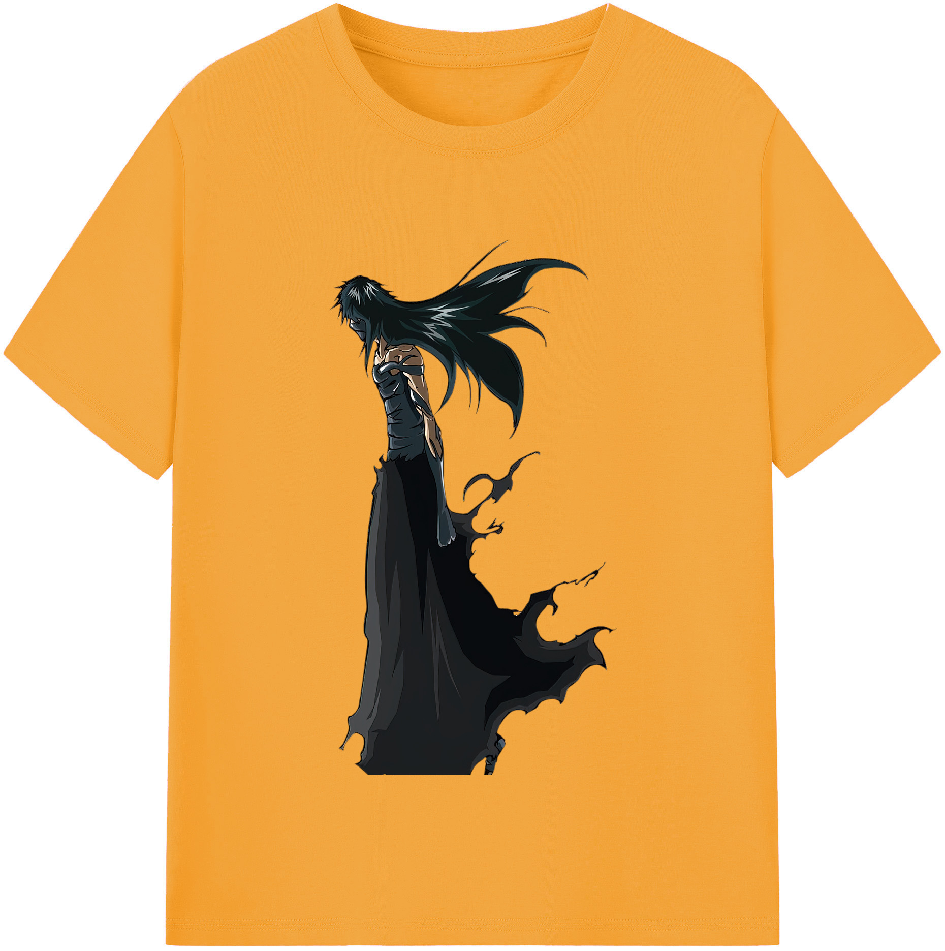 （画像用） ブリーチ 黒崎一護（くろさき いちご）BLEACH Kurosaki Ichigo レディースカジュアルプリントTシャツ（綿100％）
