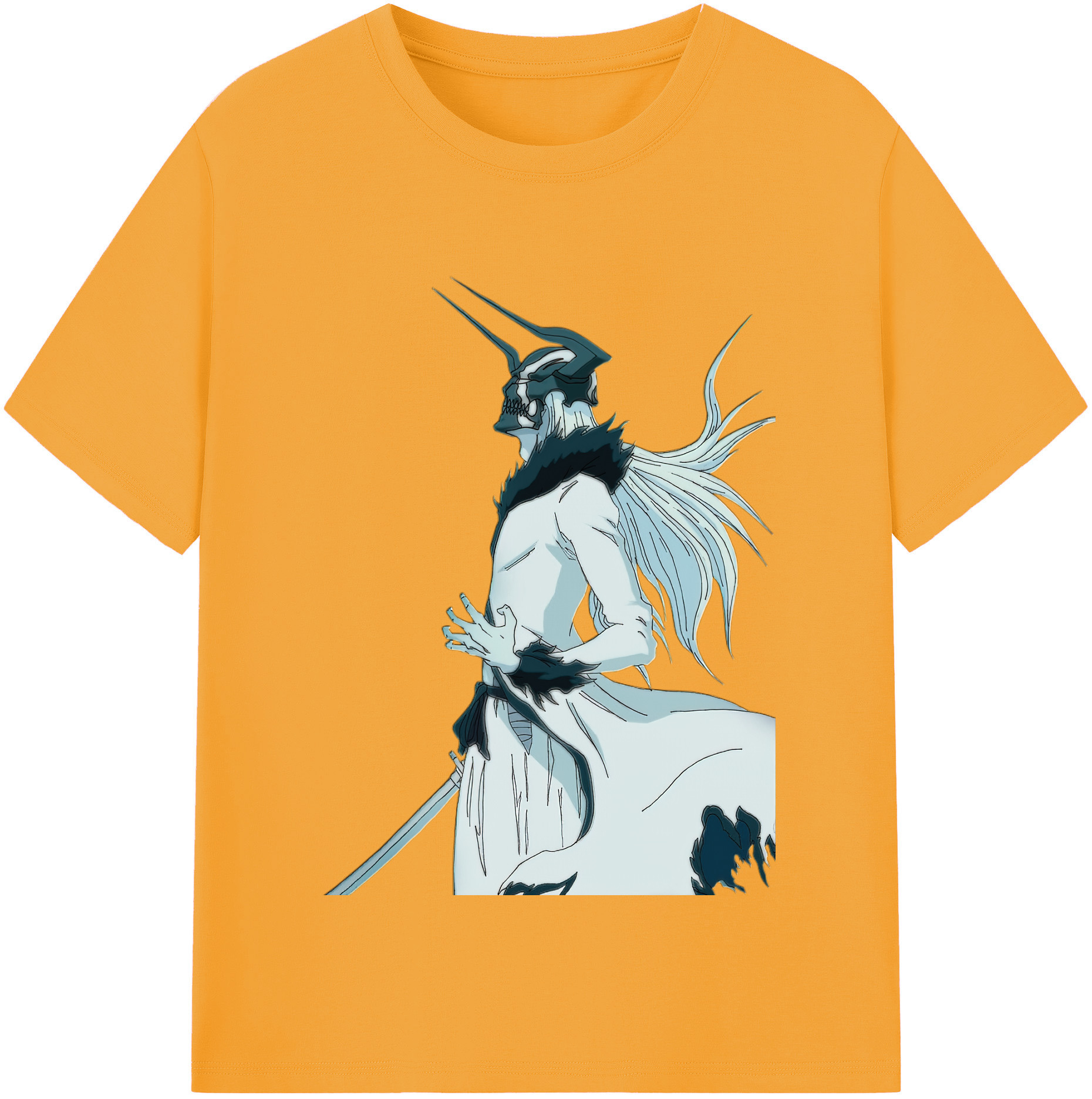 （画像用） ブリーチ 黒崎一護（くろさき いちご）BLEACH Kurosaki Ichigo レディースカジュアルプリントTシャツ（綿100％）